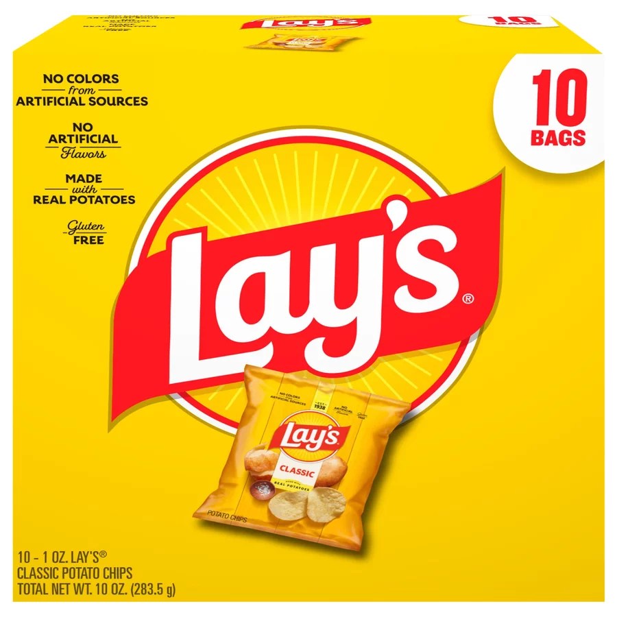 Lay's Classic Potato Chips Multipack Shop Chips at HEB