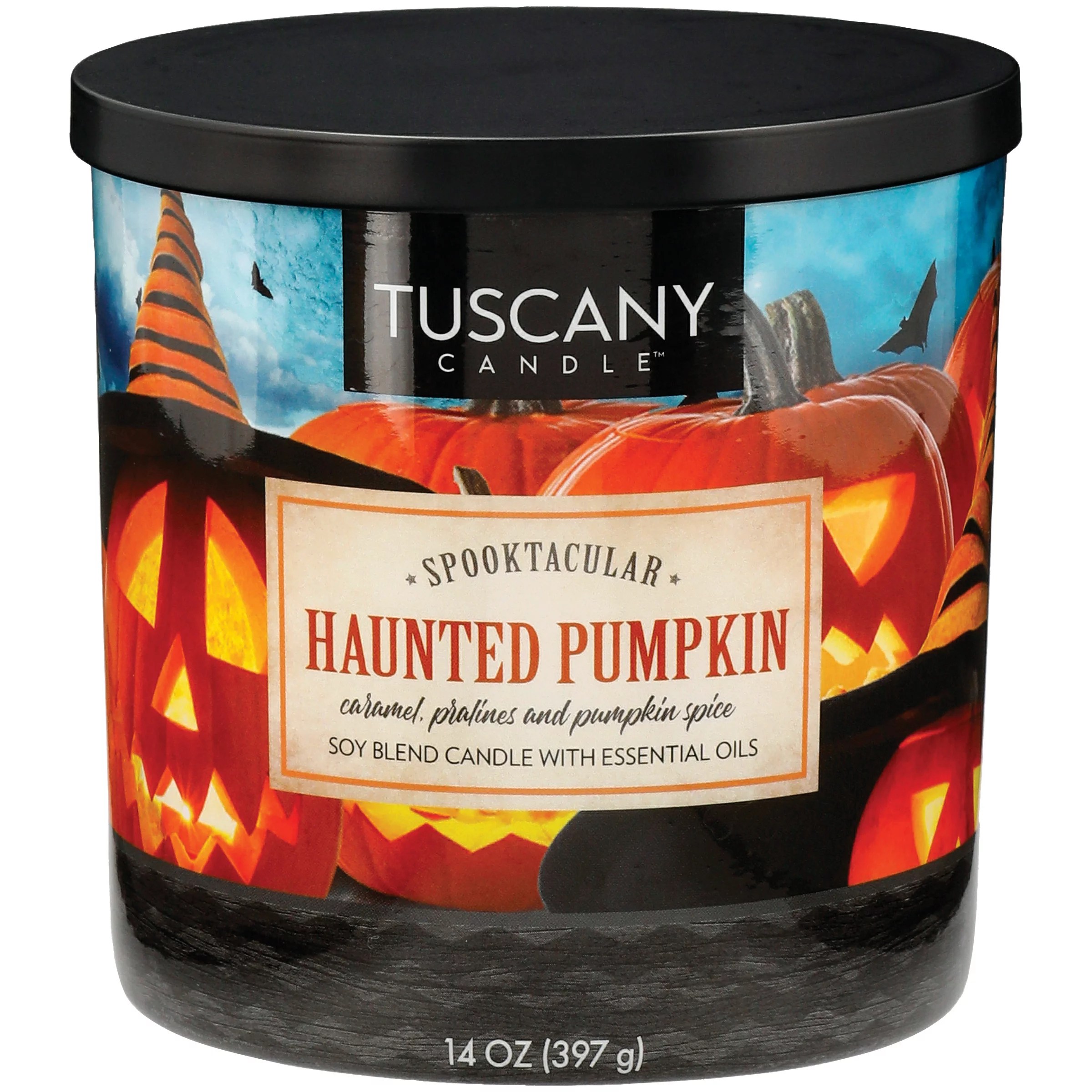 Tuscany Candle Haunted Pumpkin Scented Jar Candle Shop Candles at HEB