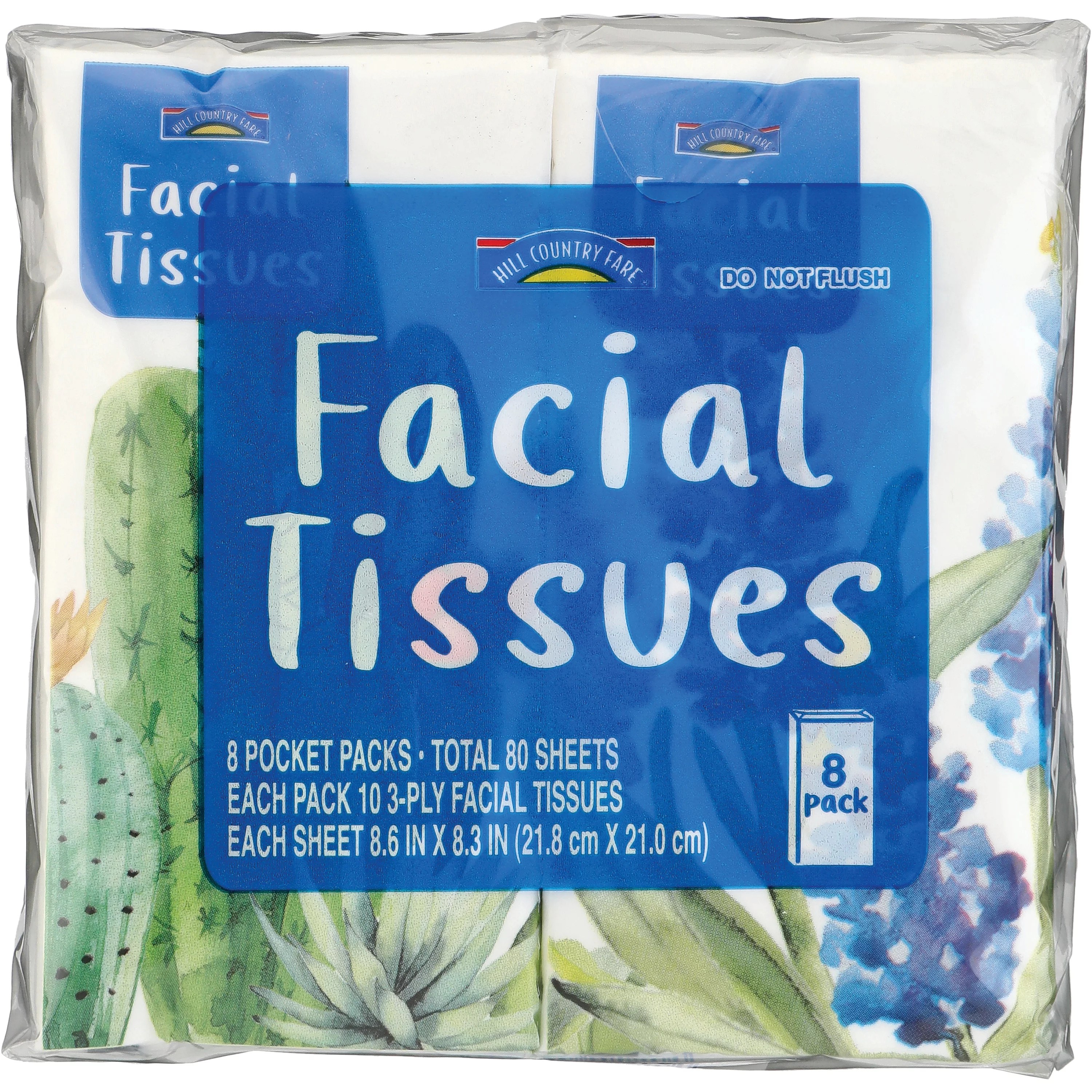 Hill Country Fare Pocket Pack Facial Tissues Travel Size Shop Facial