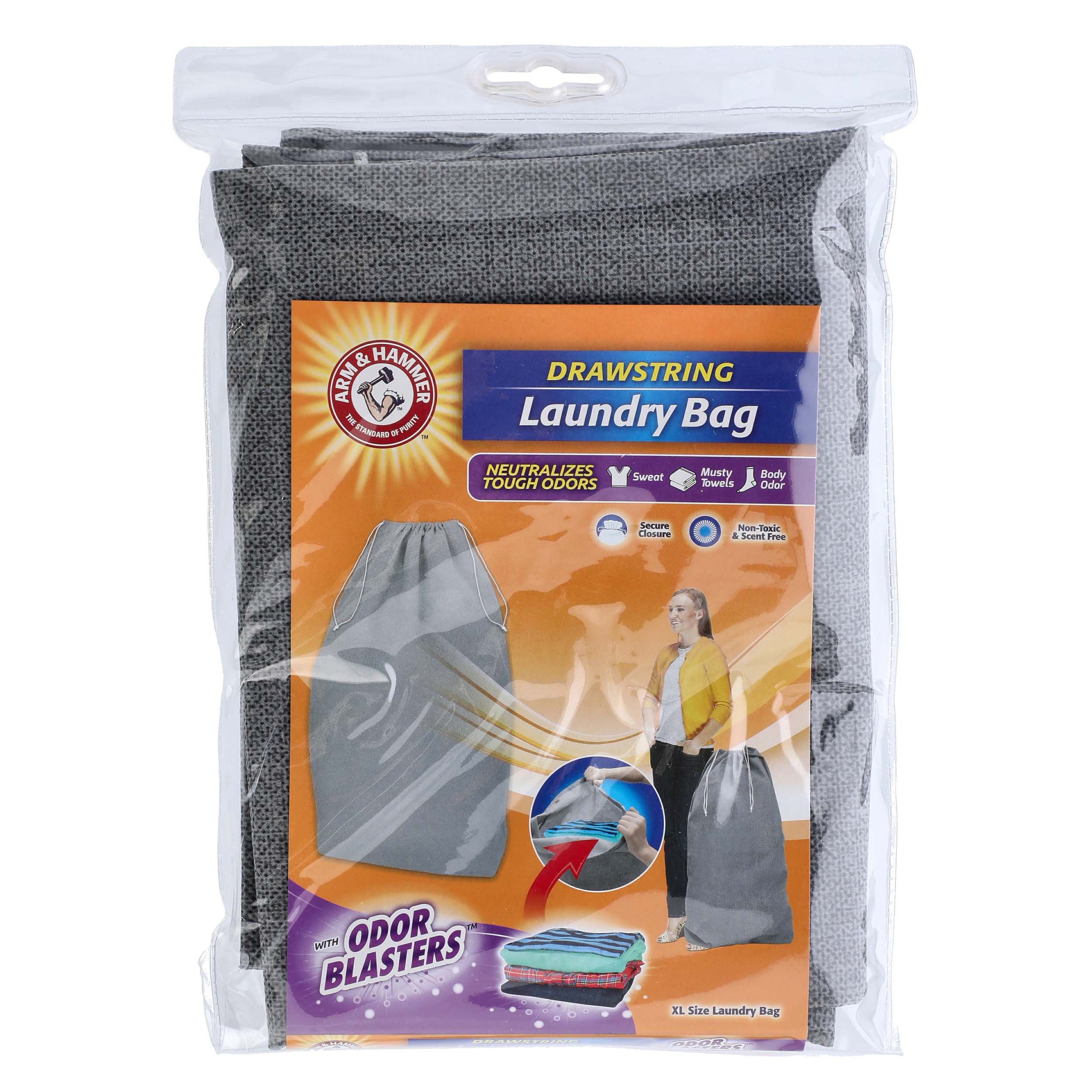 Arm & Hammer XL Drawstring Laundry Bag with Odor Blasters Shop
