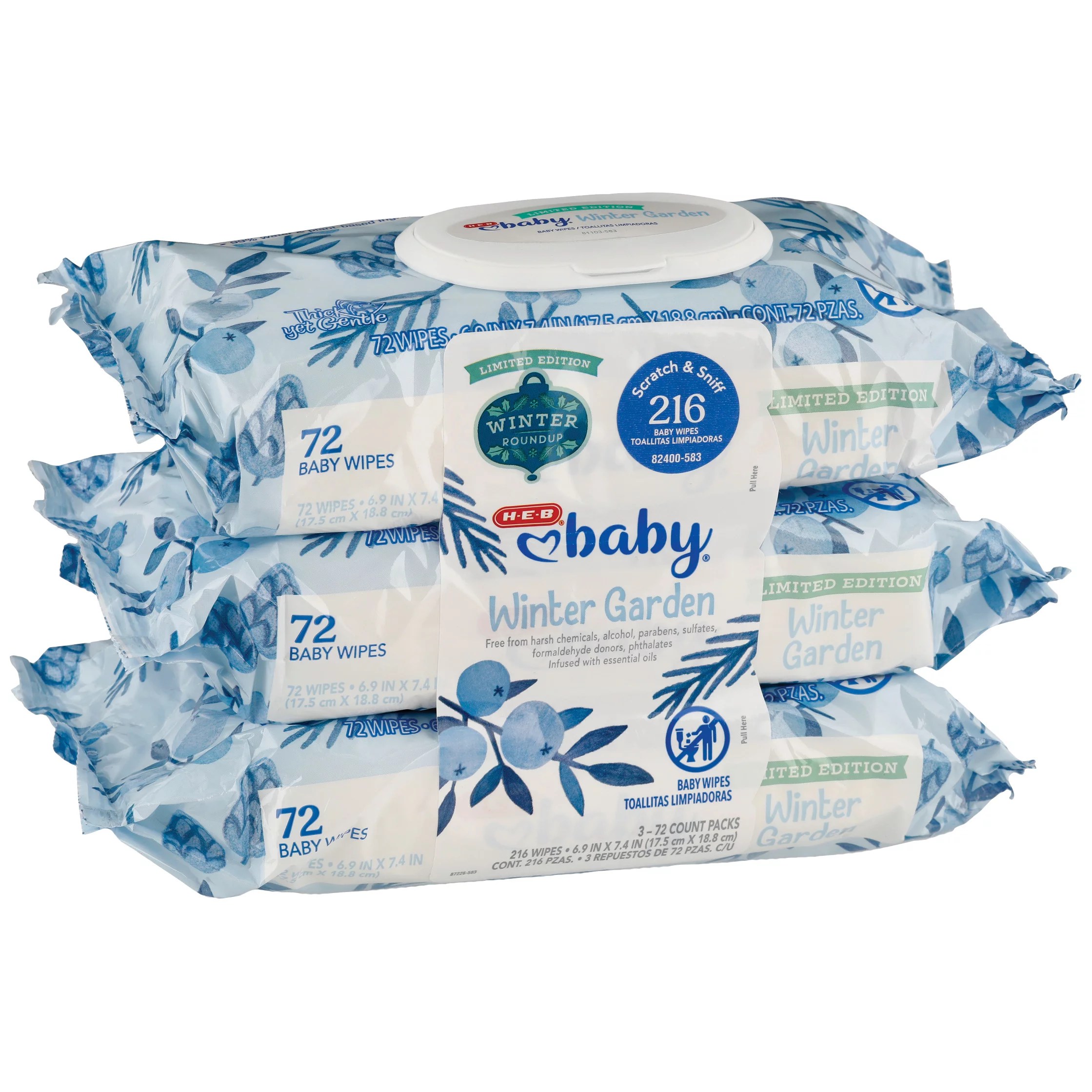 HEB Baby Winter Garden Wipes Shop Baby Wipes at HEB