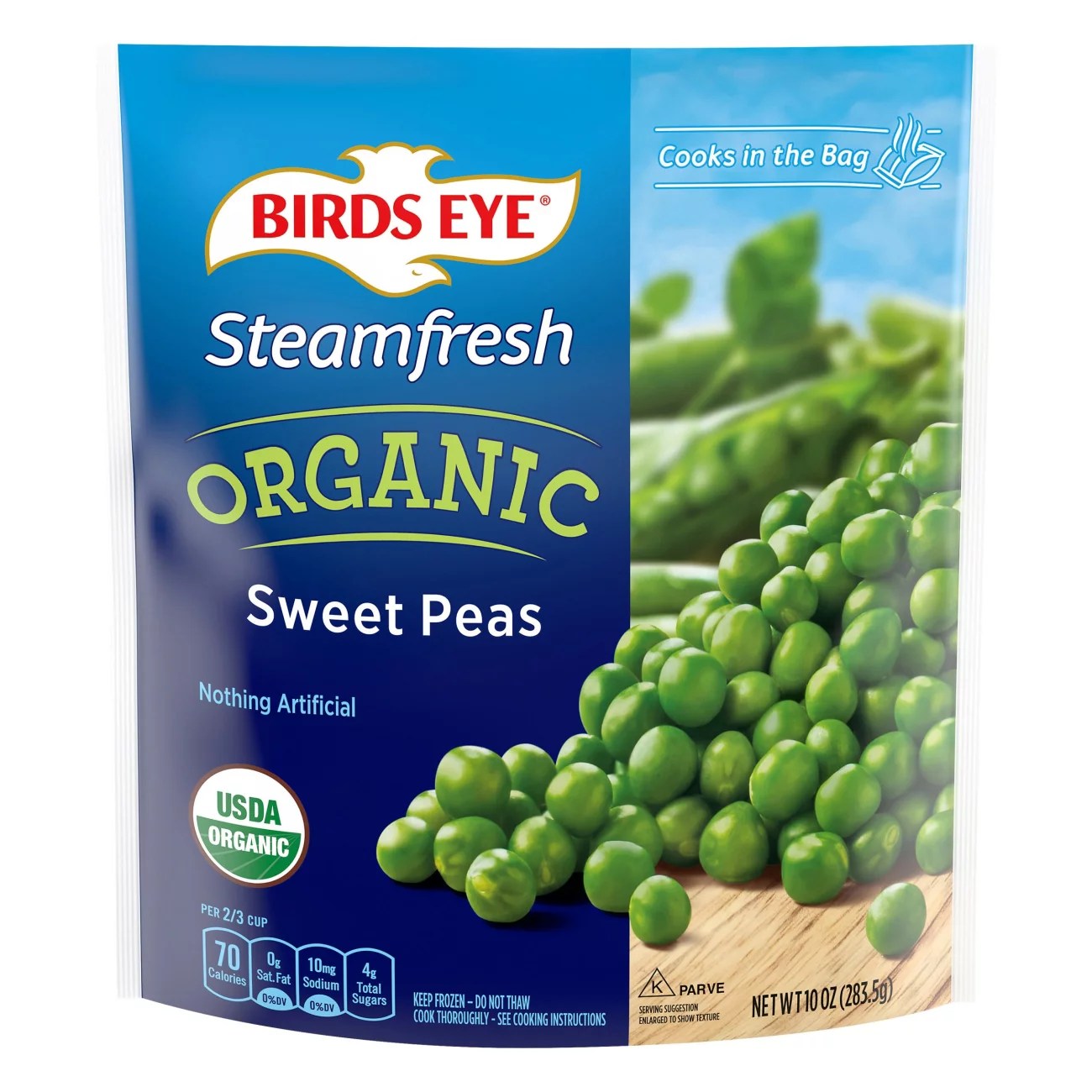 Birds Eye Steamfresh Organic Sweet Peas Shop Vegetables at HEB
