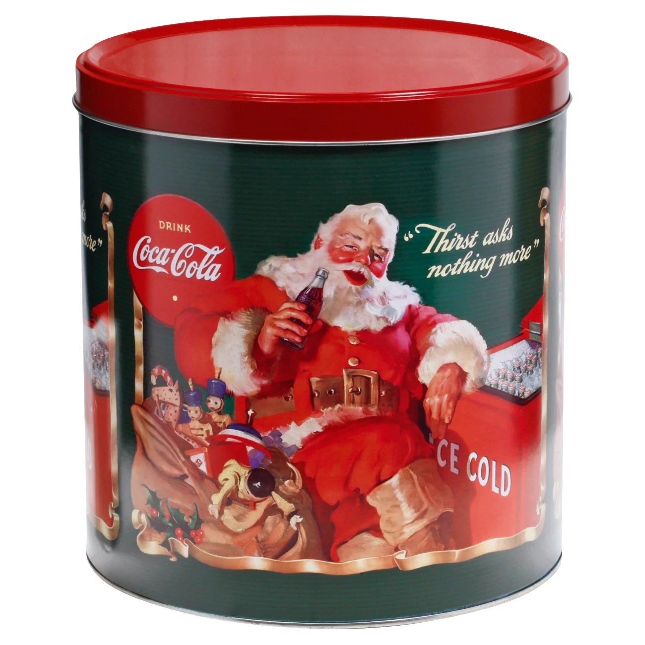 Signature Brands Santa Popcorn Tin Shop Snacks & Candy at HEB