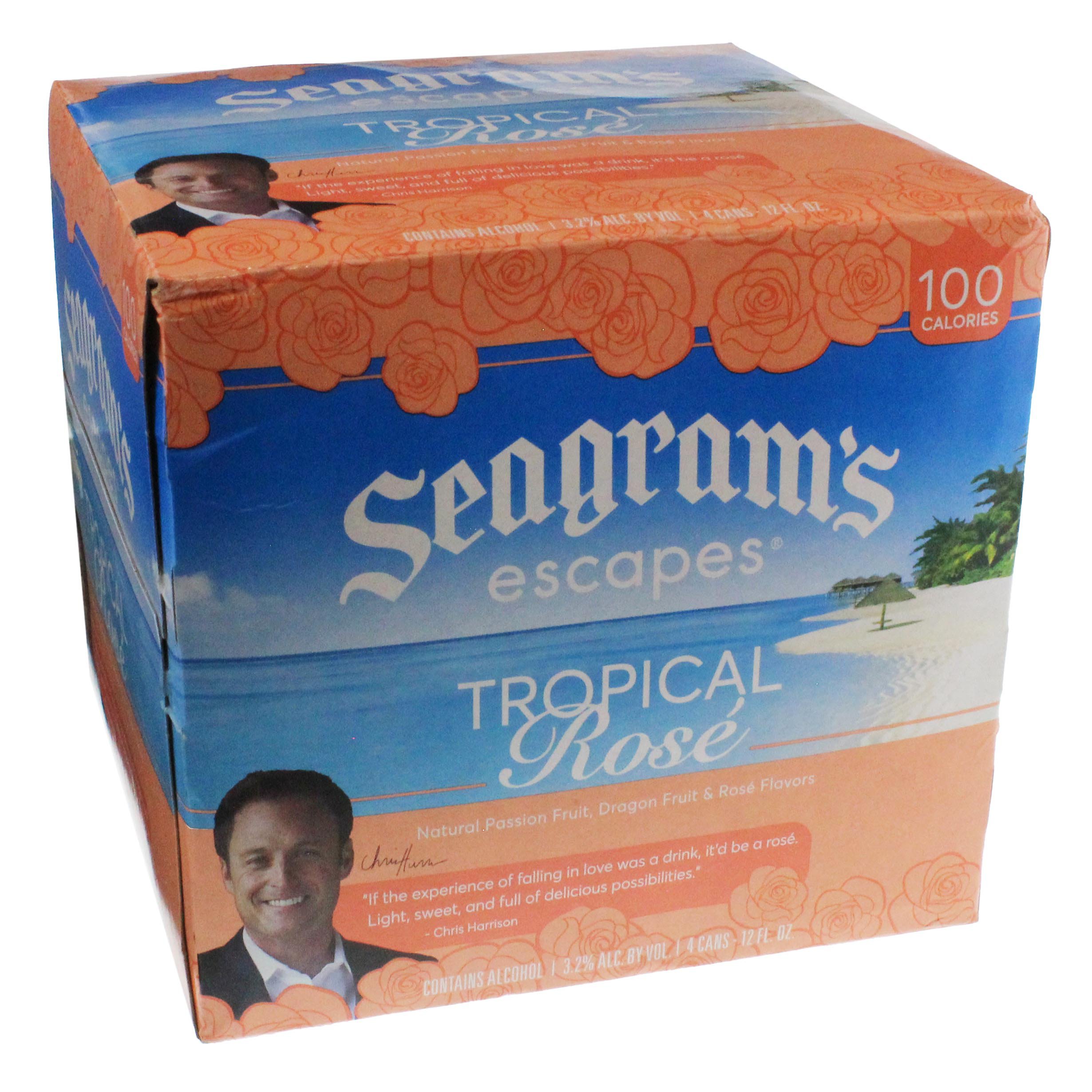 Seagram's Escapes Tropical Rose 12 oz Cans Shop Malt Beverages & Coolers at HEB