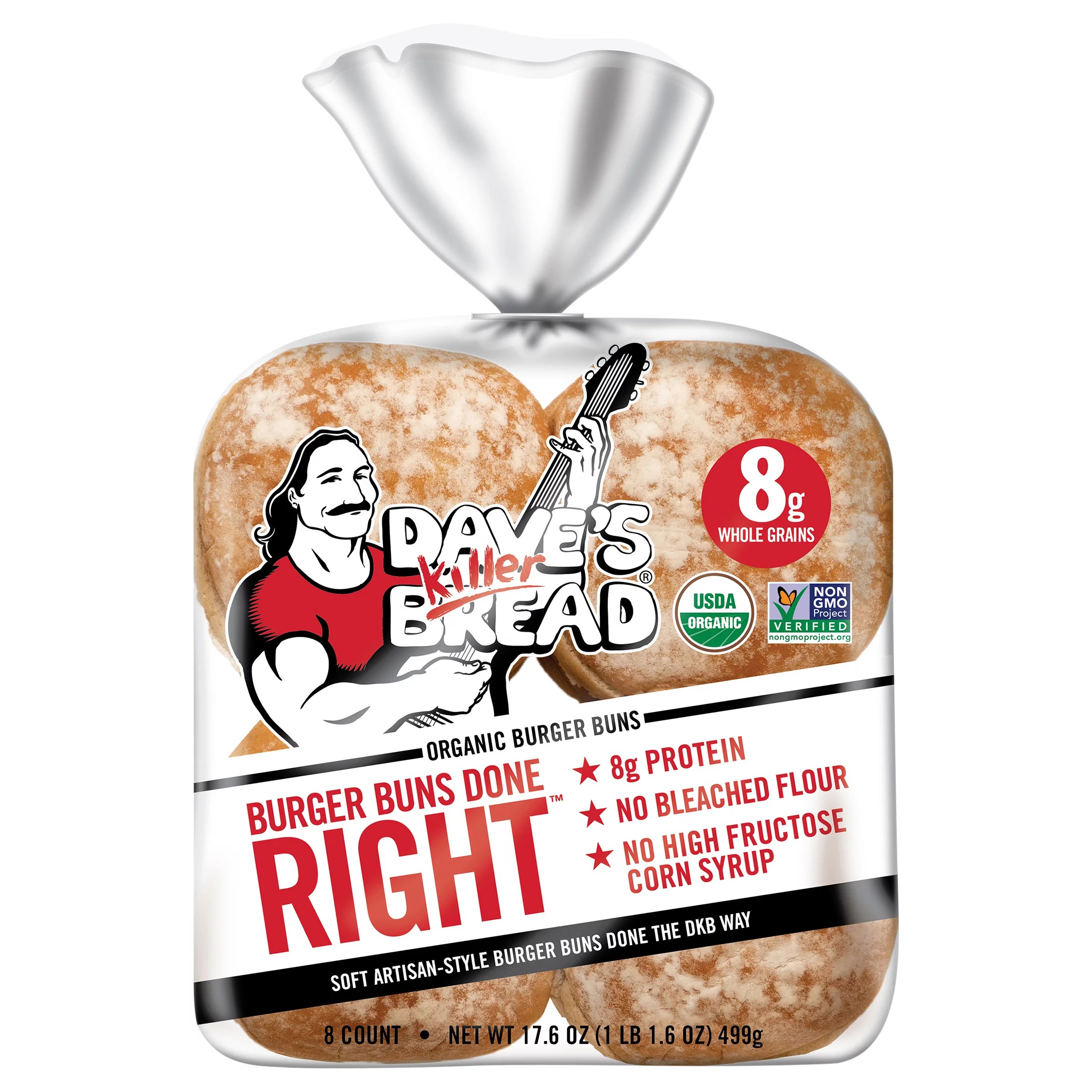 Dave's Killer Bread Organic Burgers Done Right Shop Bread at HEB
