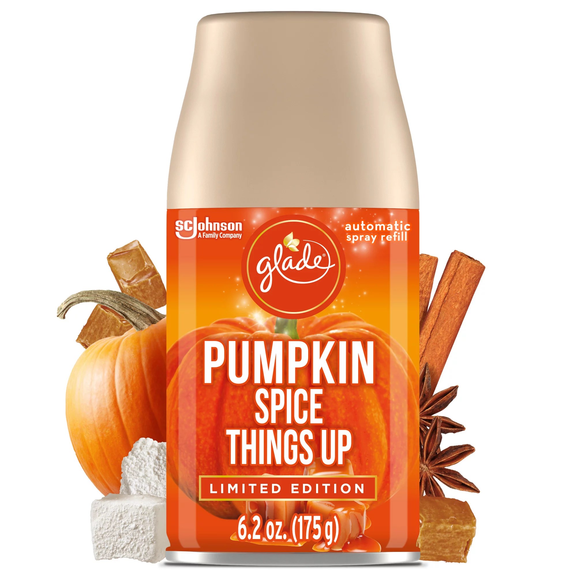 Glade Pumpkin Spice Things Up Automatic Spray Refill Shop Air Fresheners at HEB