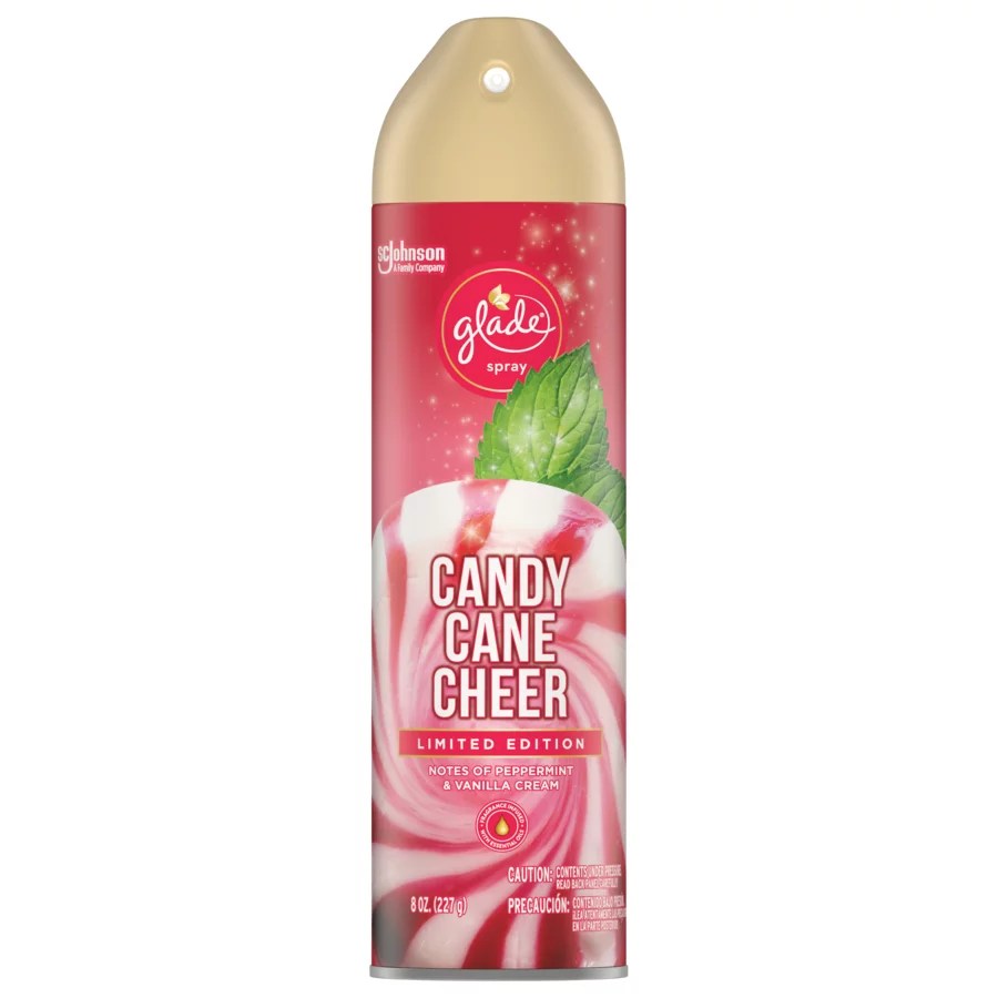 Glade Candy Cane Cheer Air Freshener Spray Shop Air Fresheners at HEB