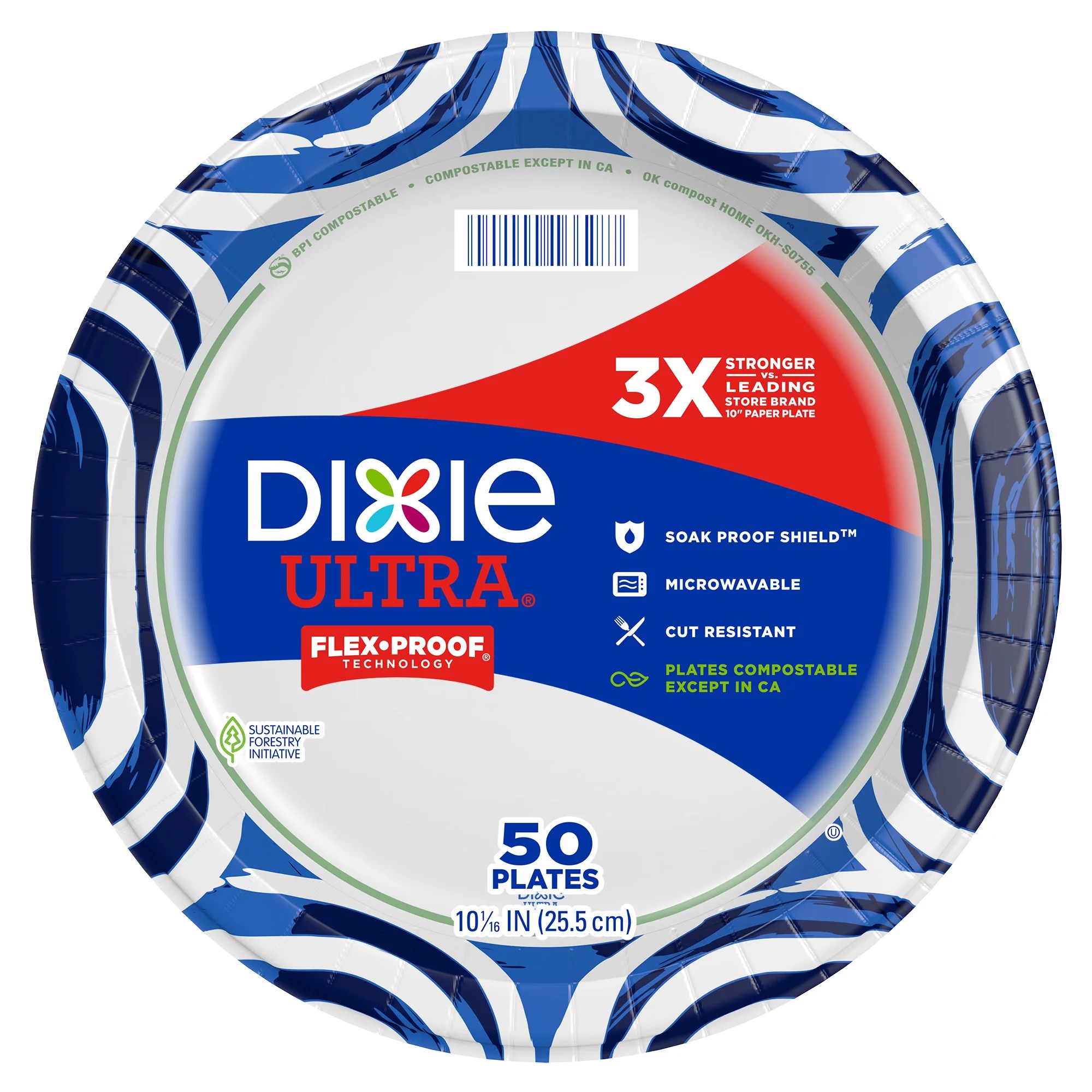 Dixie Ultra 10 in Paper Plates Shop Disposable Kitchenware at HEB