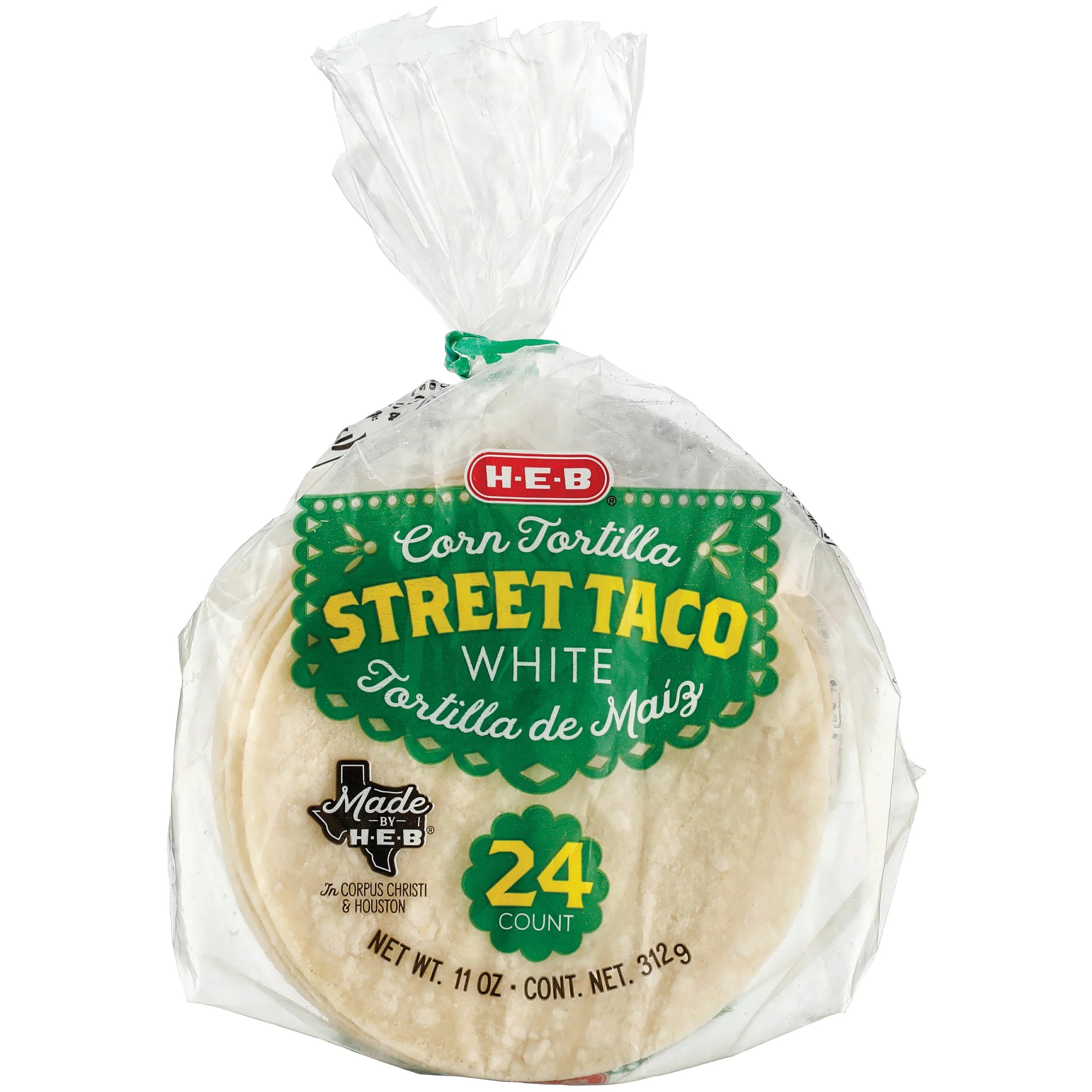 HEB Street Taco White Corn Tortillas Shop Tortillas at HEB