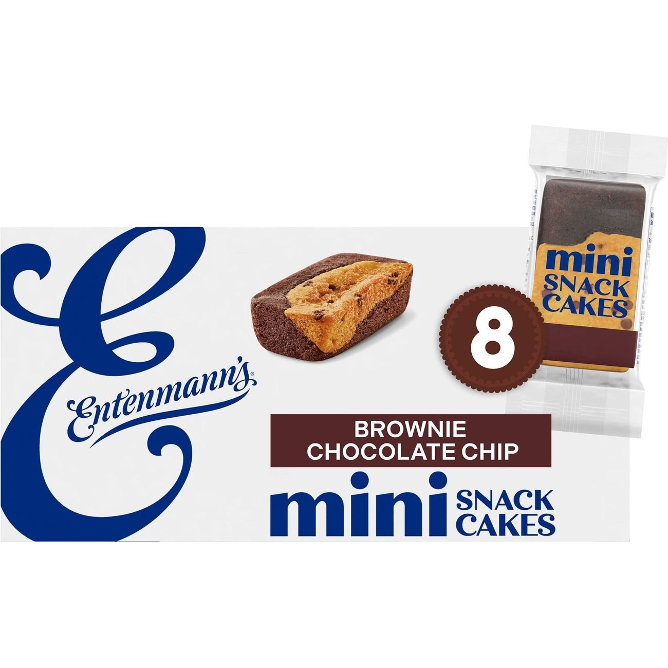 Entenmann's Minis Brownie Chocolate Chip Cakes Shop Snacks & Candy at