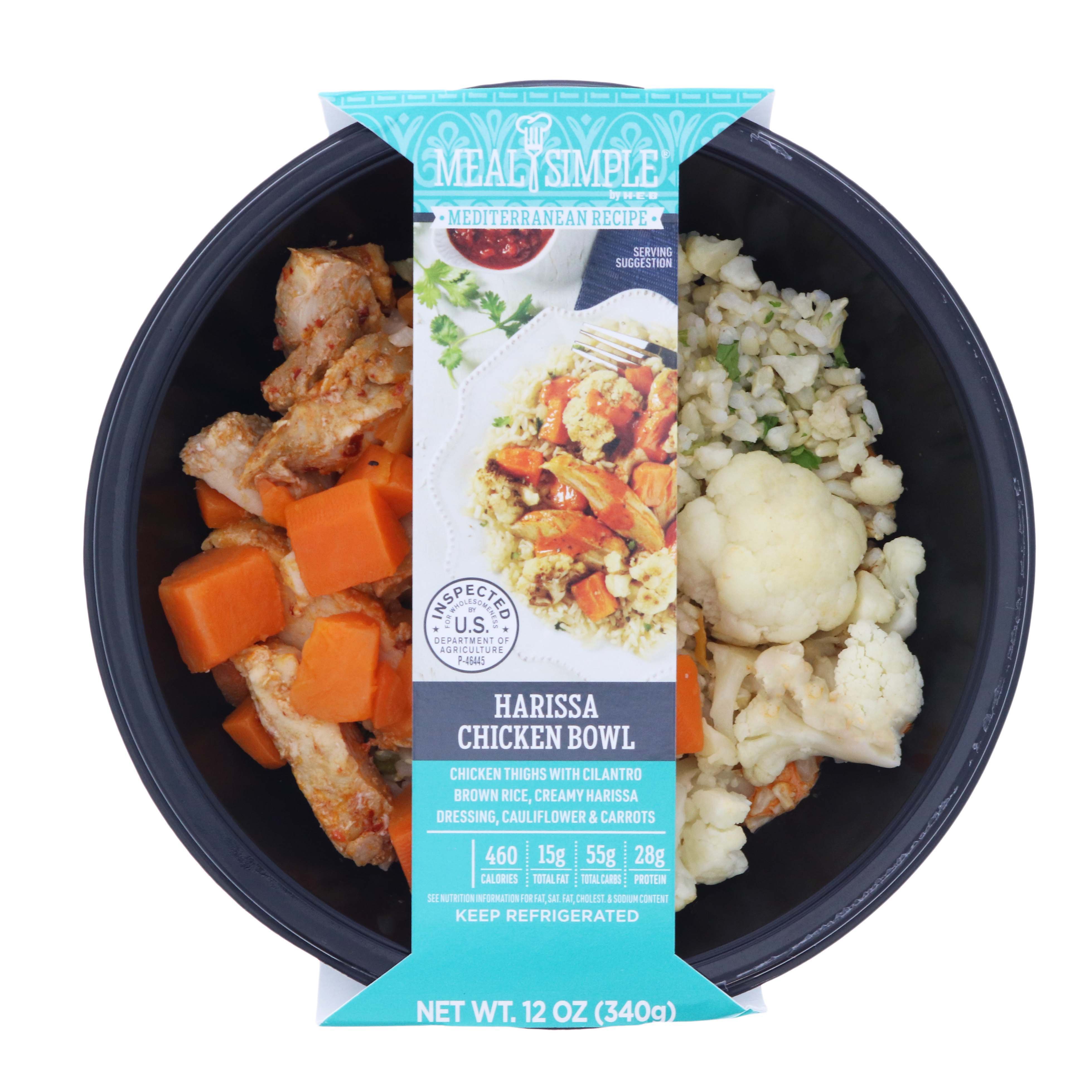 HEB Meal Simple Harissa Chicken Bowl Shop Entrees & Sides at HEB