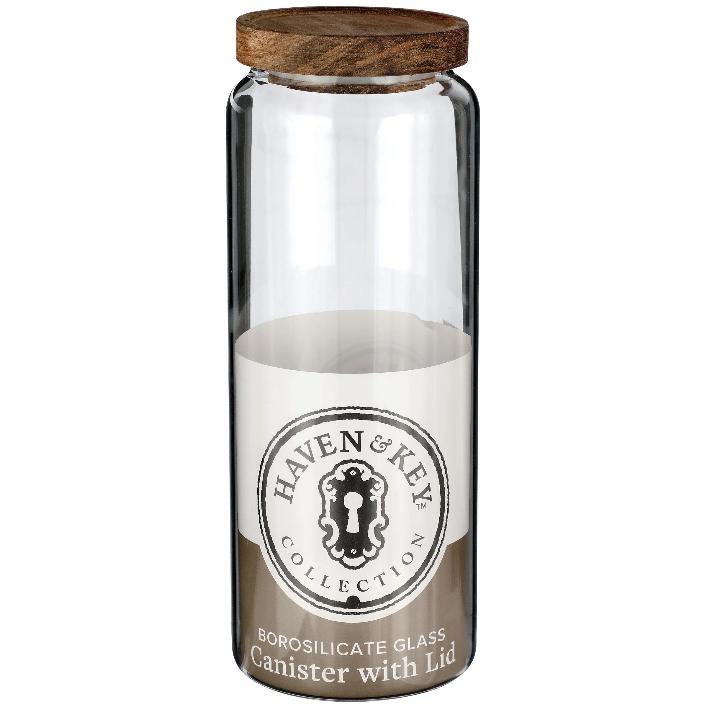 Haven & Key Borosilicate Glass Canister with Lid Shop Food Storage at HEB
