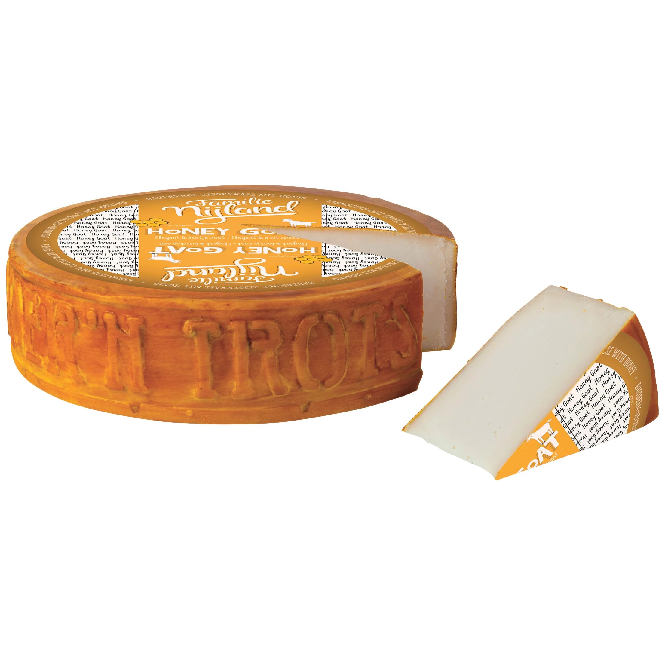 Familie Nijland Honey Goat Cheese Wedge Shop Cheese at HEB