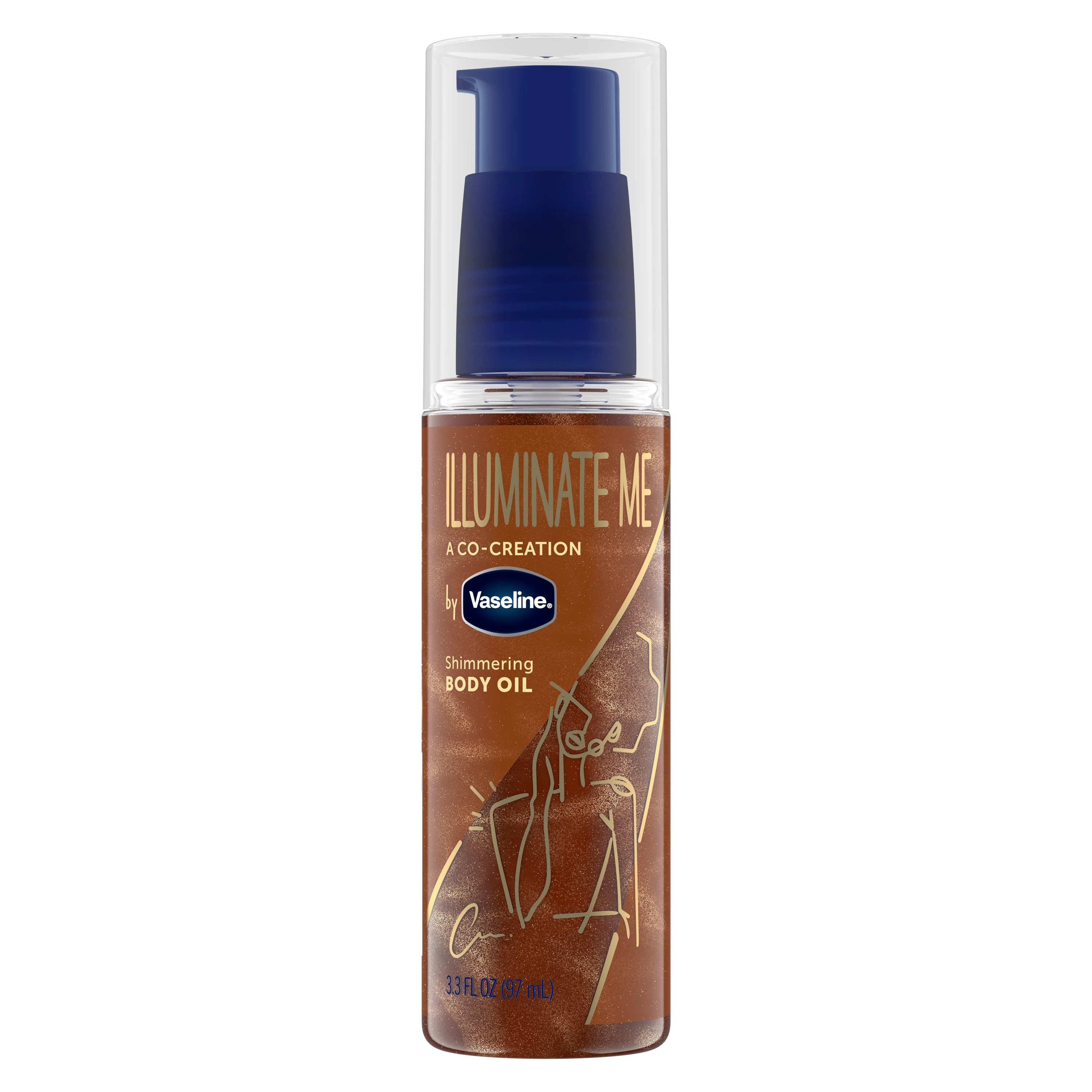 Vaseline Illuminate Me Shimmering Body Oil Shop Moisturizers at HEB