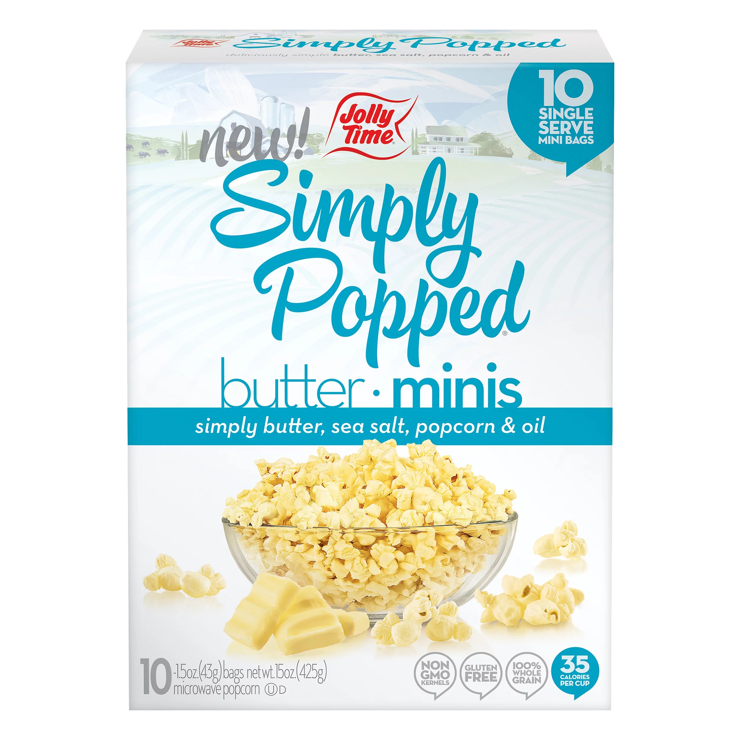 Jolly Time Simply Popped Butter Microwave Popcorn Mini Bags Shop