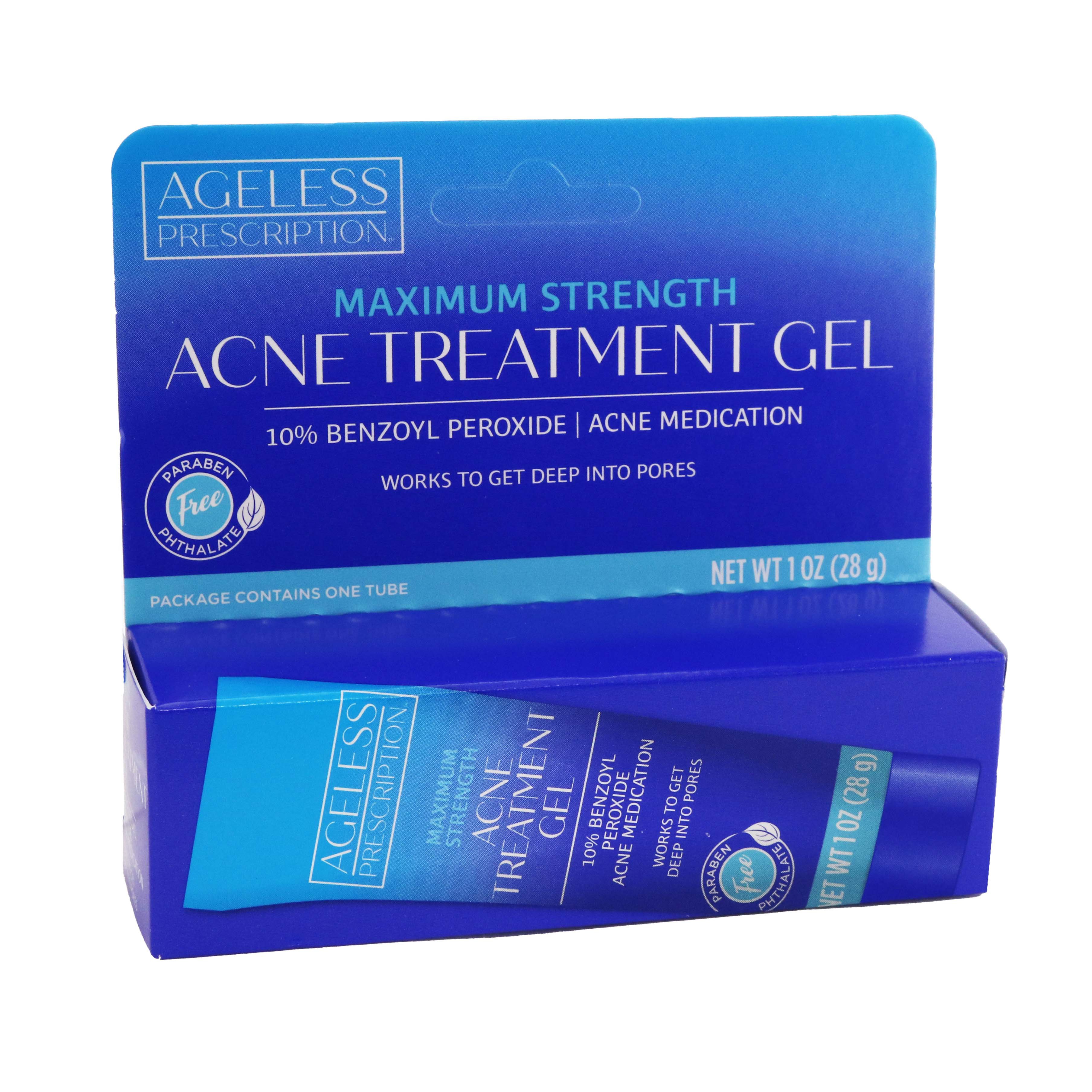Ageless Prescription Maximum Strength Acne Treatment Gel Shop