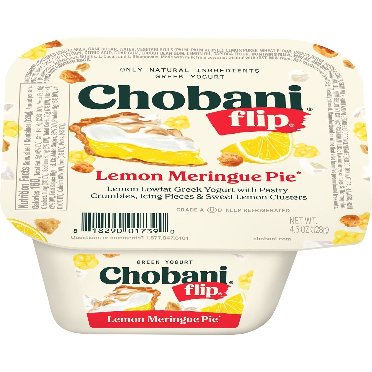 Chobani Flip LowFat Lemon Meringue Pie Greek Yogurt Shop Yogurt at HEB