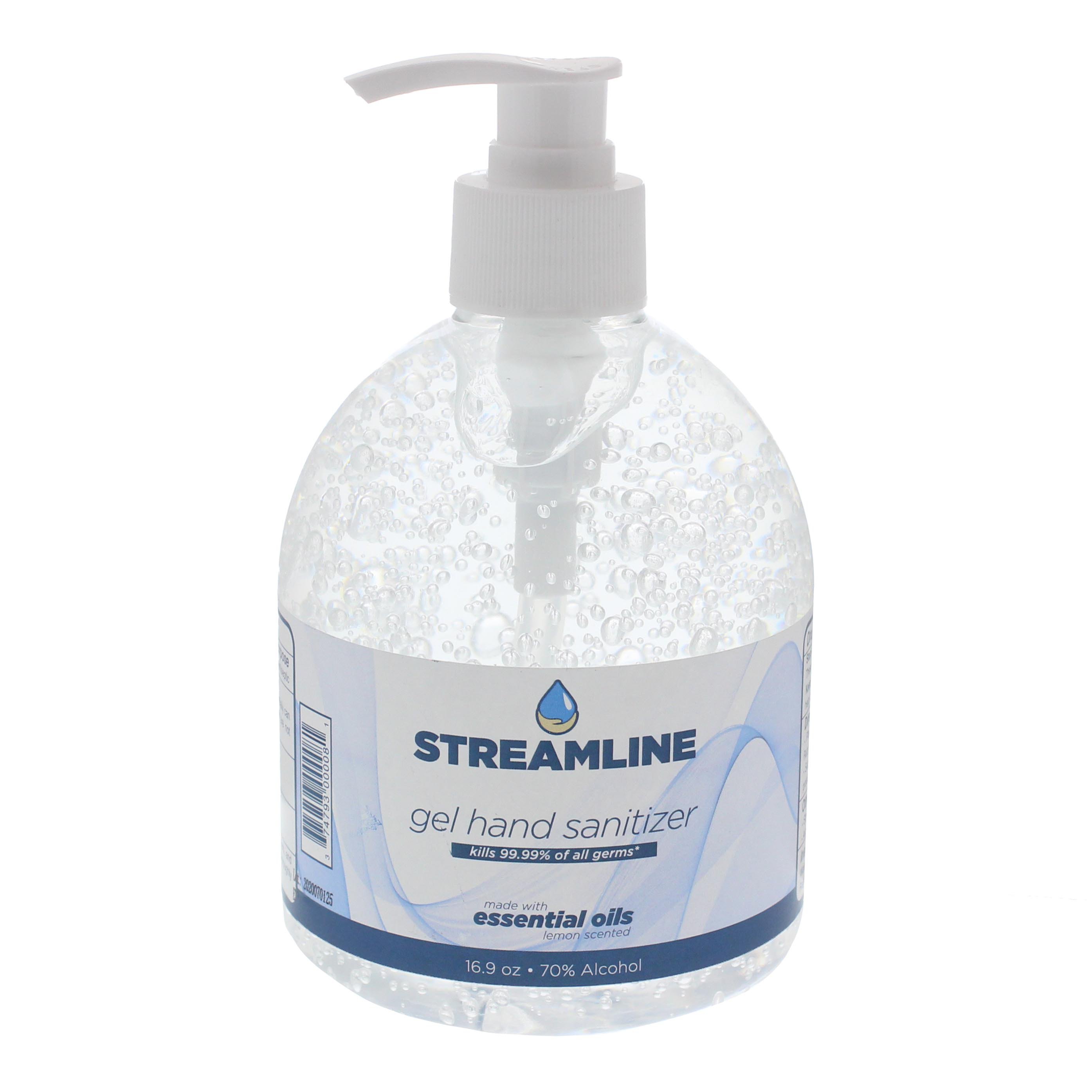 Streamline Polymers Gel Hand Sanitizer Pump Bottle Shop Cleansers