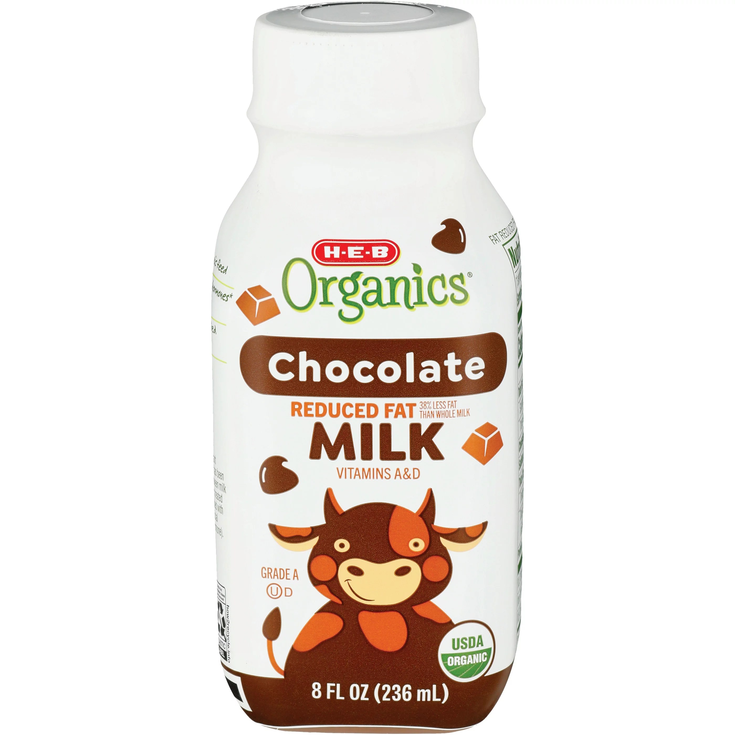 HEB Organics 2 Reduced Fat Chocolate Milk Shop Milk at HEB