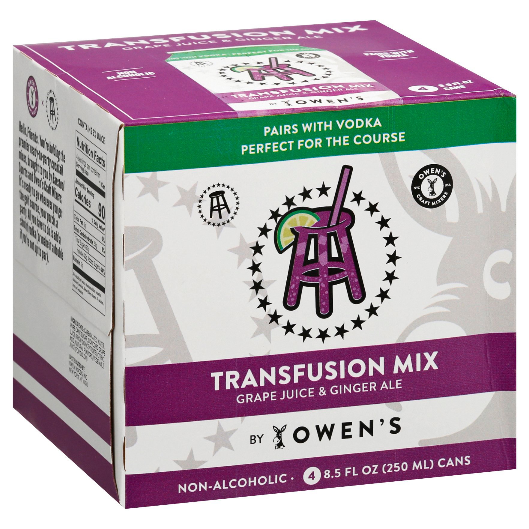 Owens Transfusion Mix 8.5 oz Cans Shop Beer & Wine at HEB