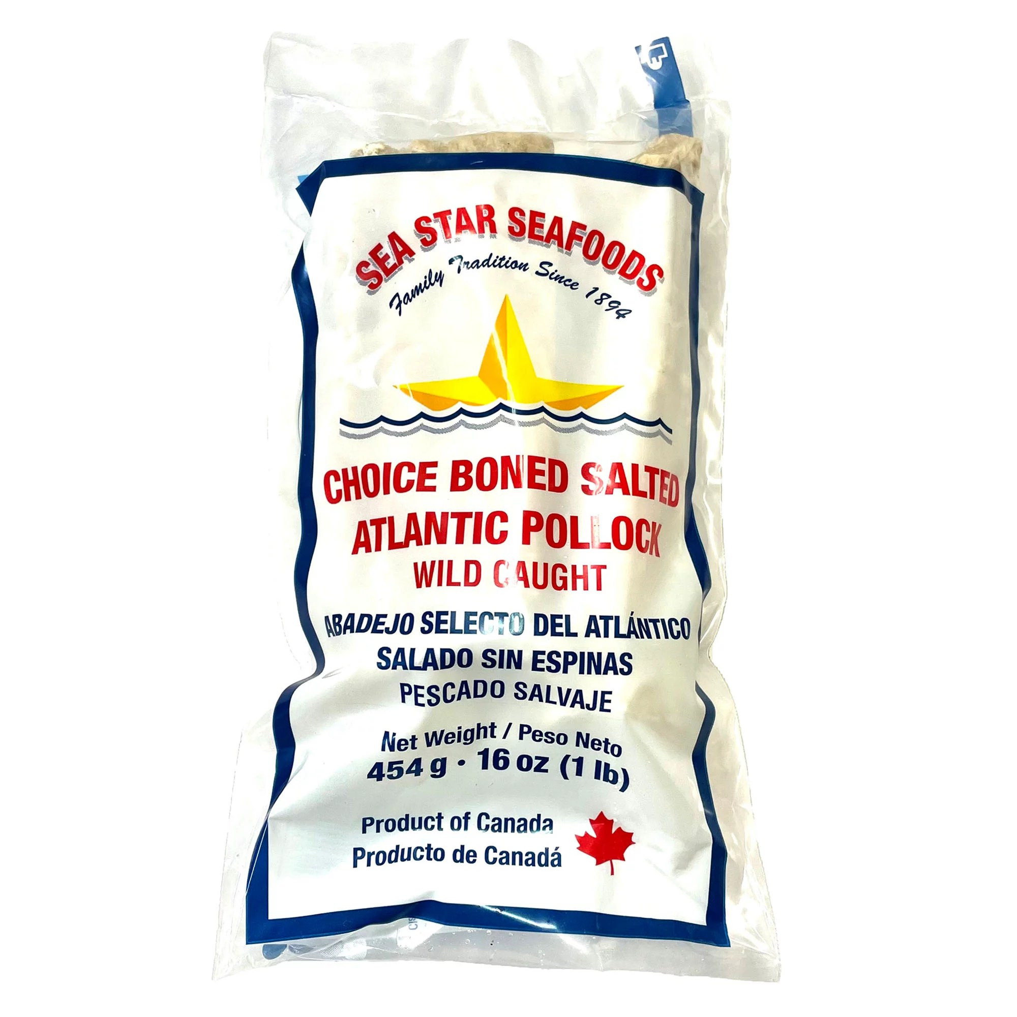 Wild Caught Salted Alaskan Pollock Fillet Shop Seafood at HEB