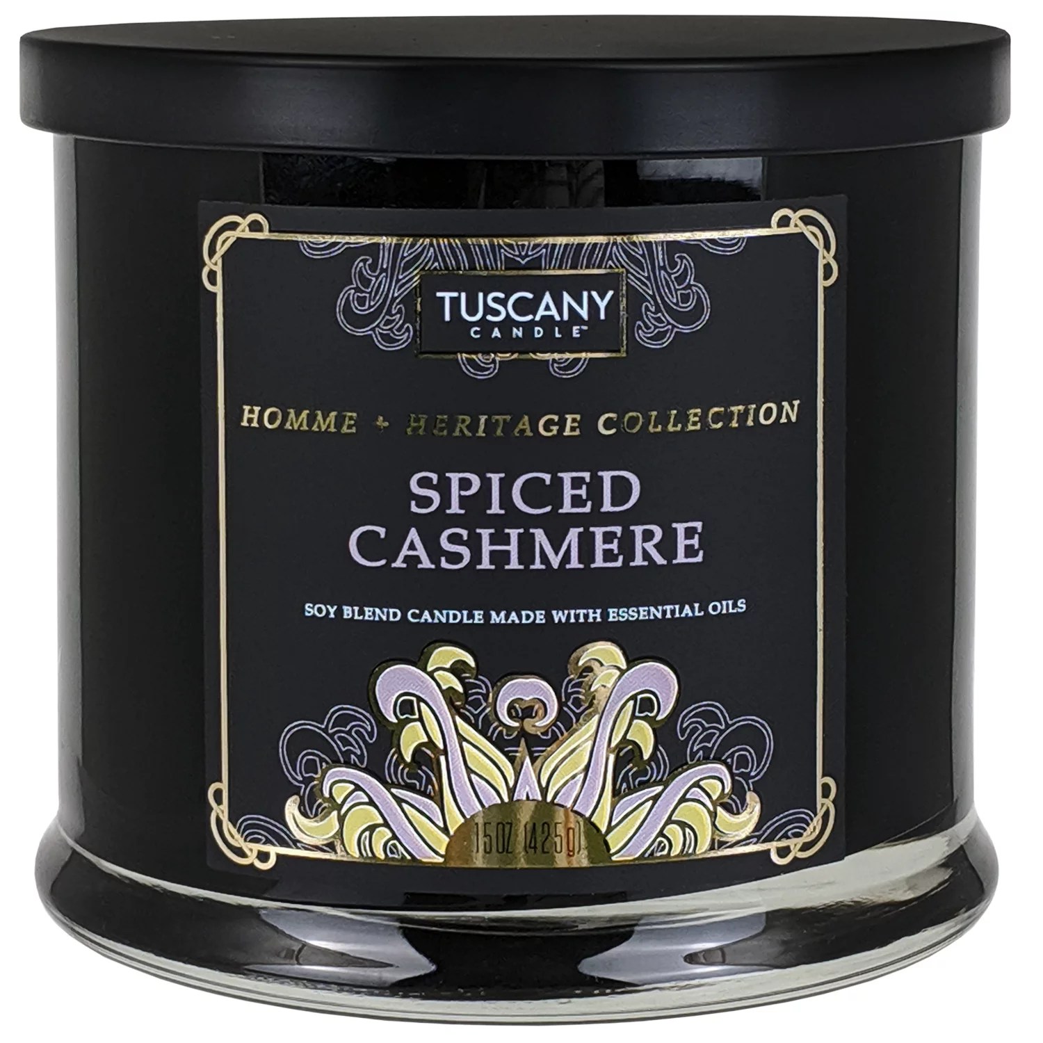 Tuscany Candle Homme + Heritage Collection Spiced Cashmere Scent Candle