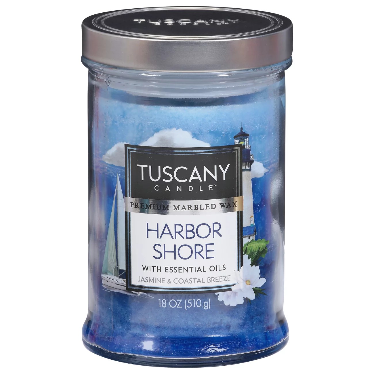 Tuscany Candle Harbor Shore Scent Candle Jar with Essential Oils Shop