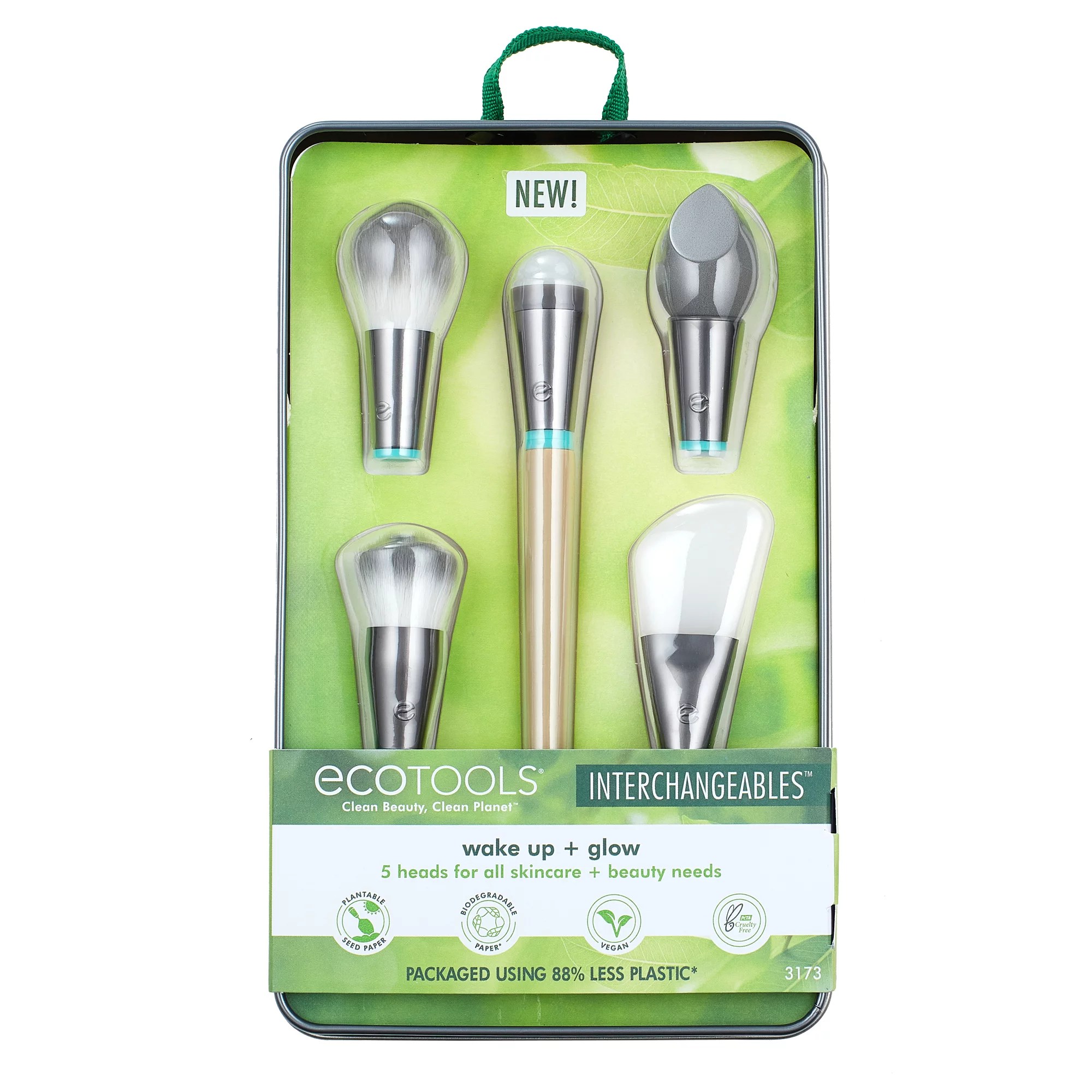 EcoTools Wake Up and Glow Interchangeable Brush Set Shop Makeup at HEB