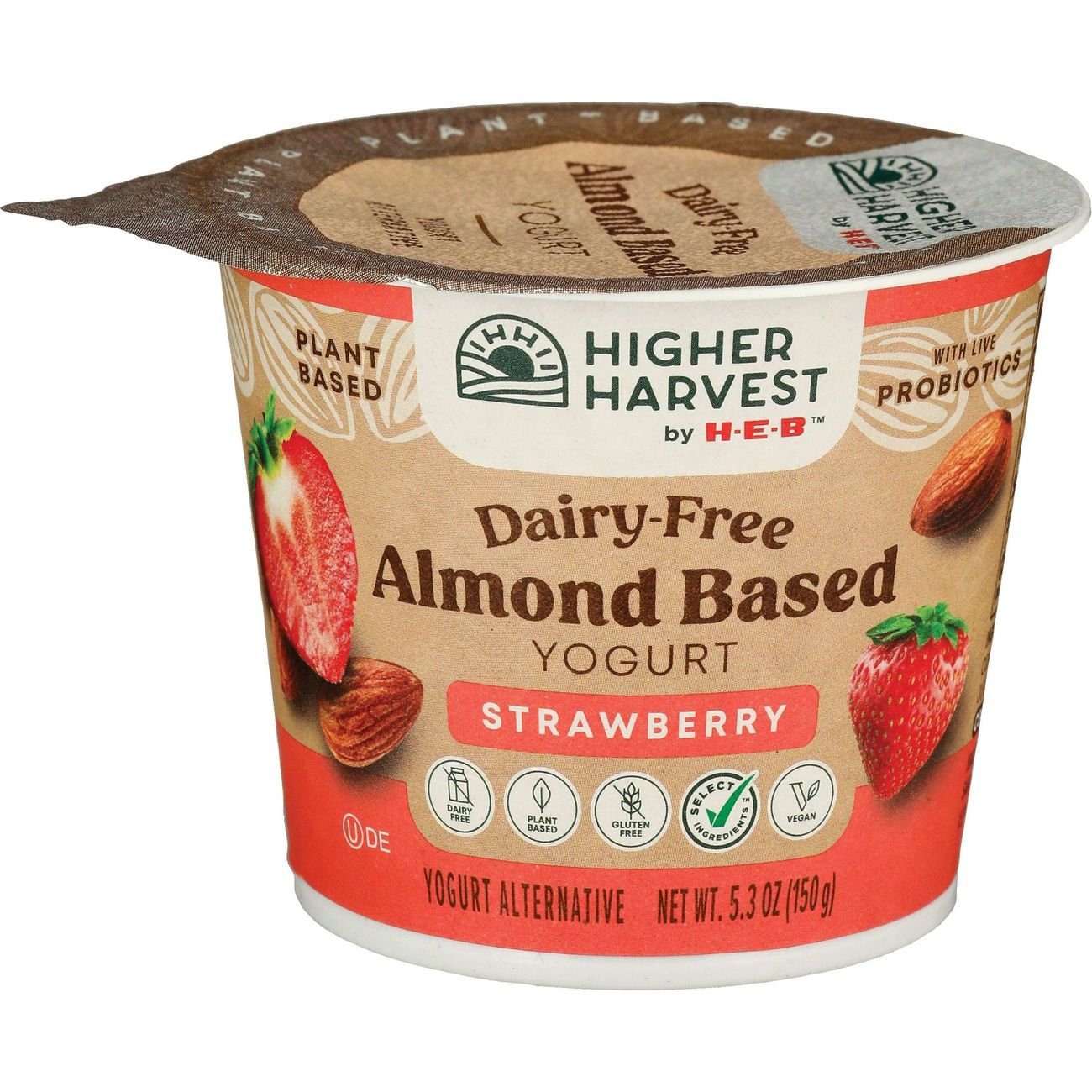 HEB Strawberry Almond Milk Yogurt Shop Yogurt at HEB