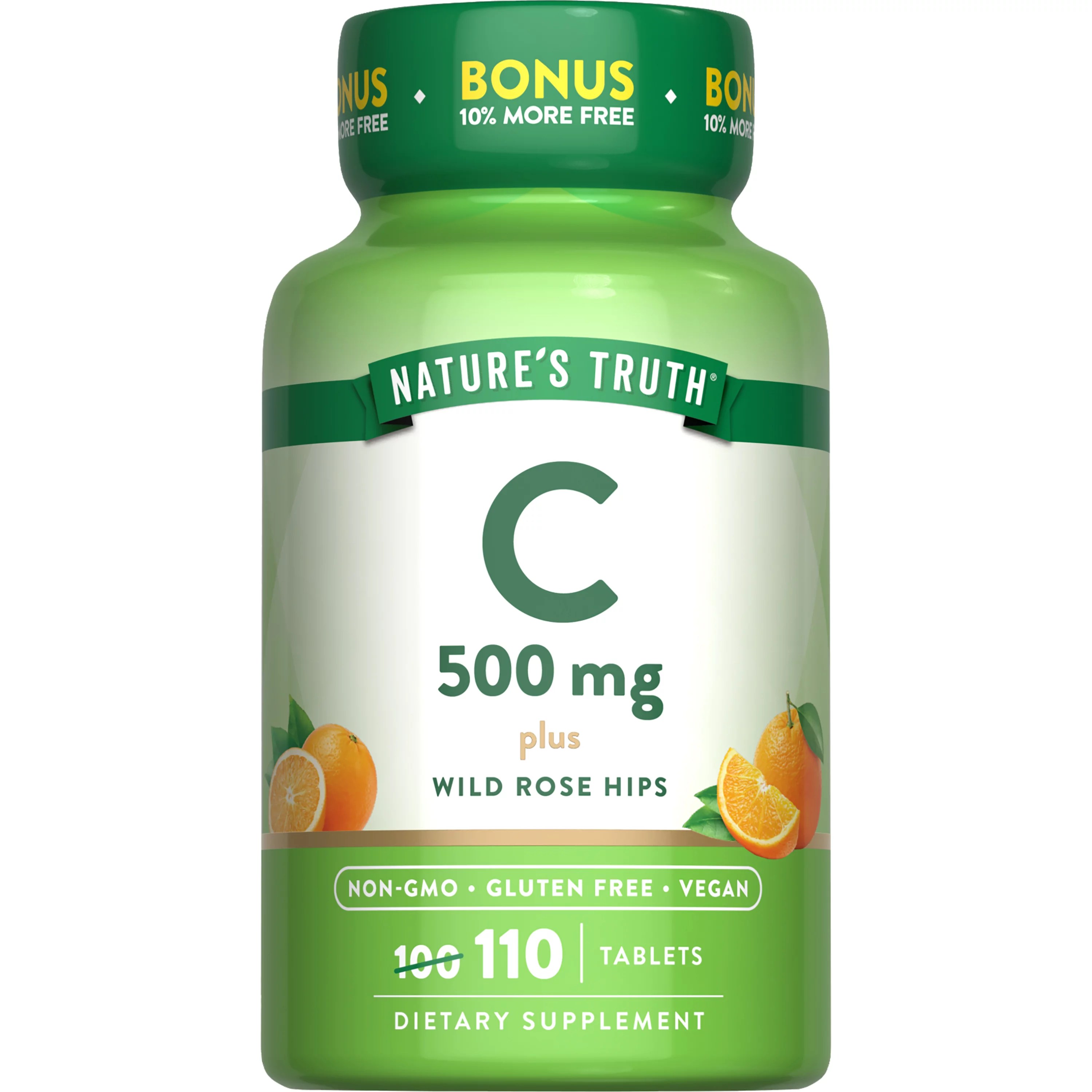 Nature's Truth Vitamin C 500 mg Tablets Shop Vitamins & Supplements at HEB