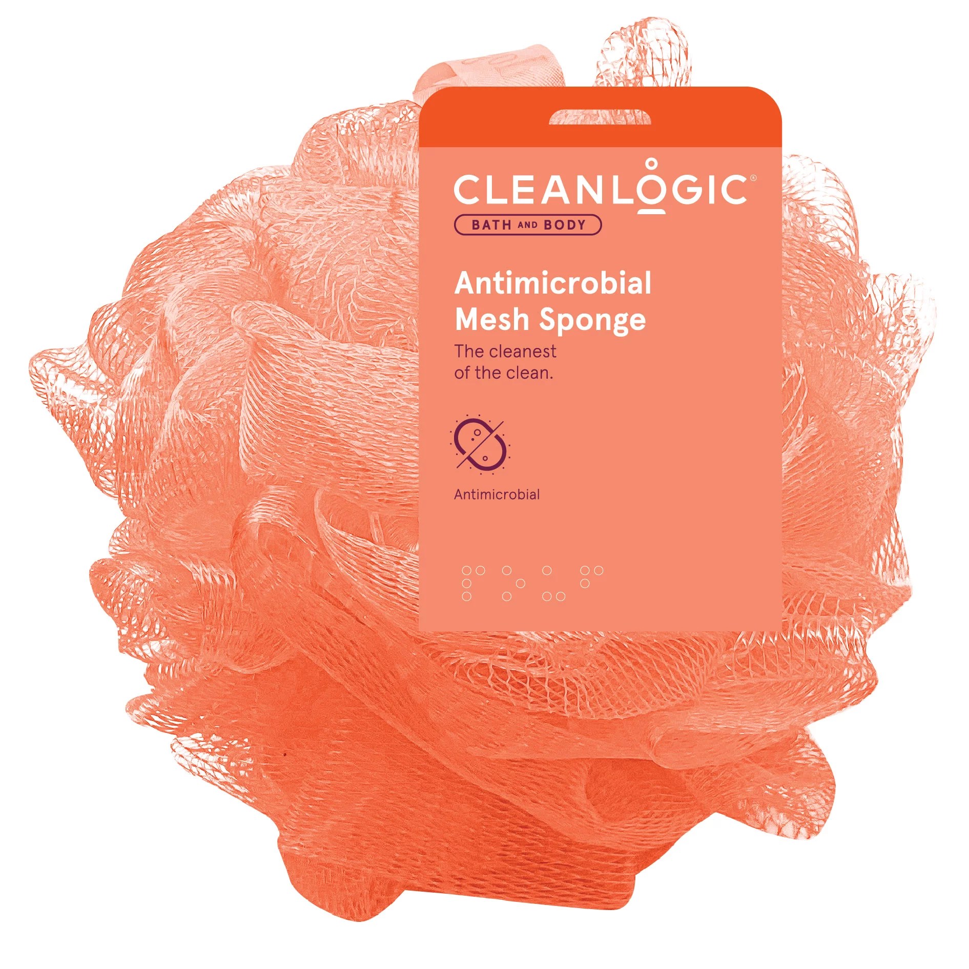 Cleanlogic Antimicrobial Mesh Sponge Shop Bath & Skin Care at HEB