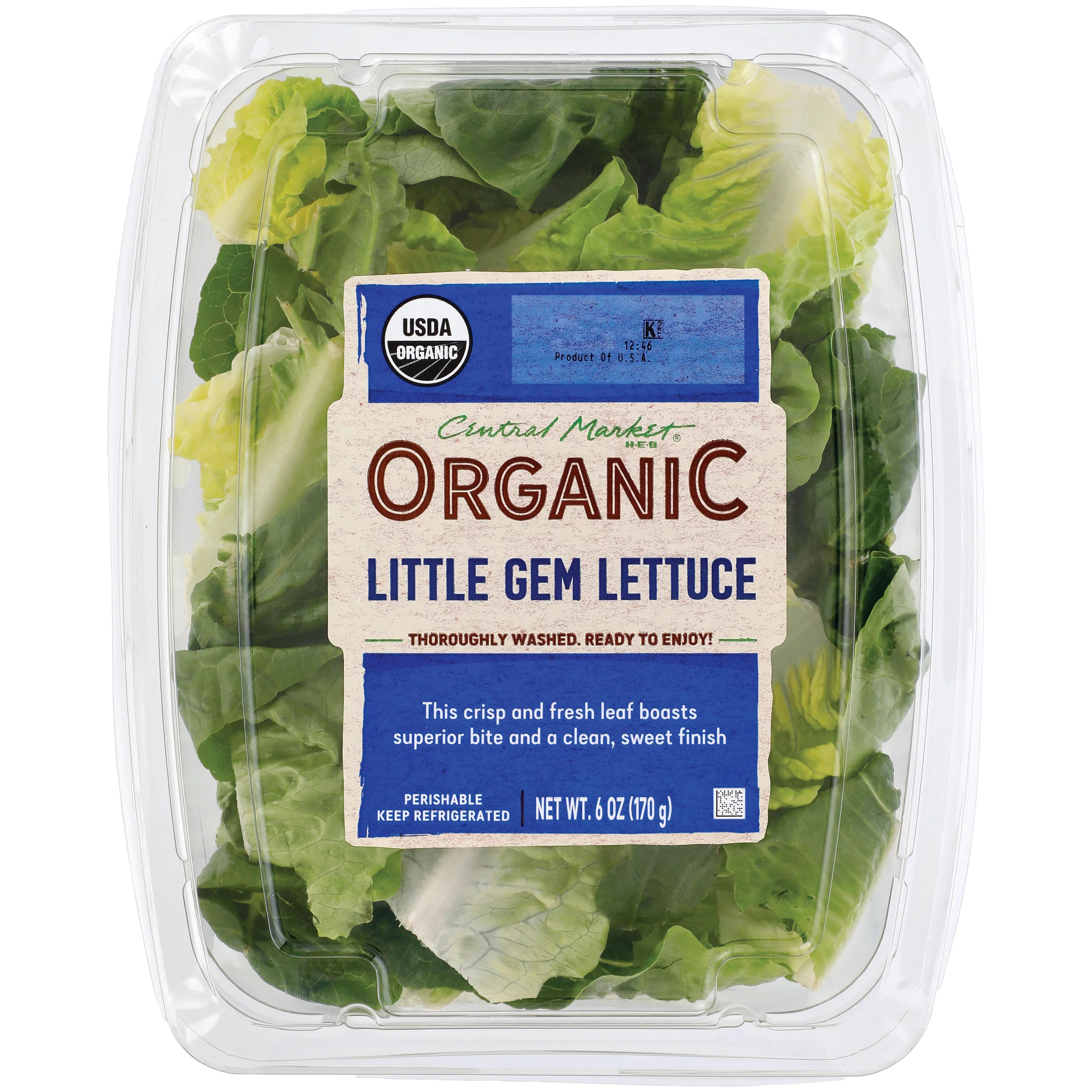 Central Market Organic Little Gem Lettuce Shop Lettuce & Leafy Greens