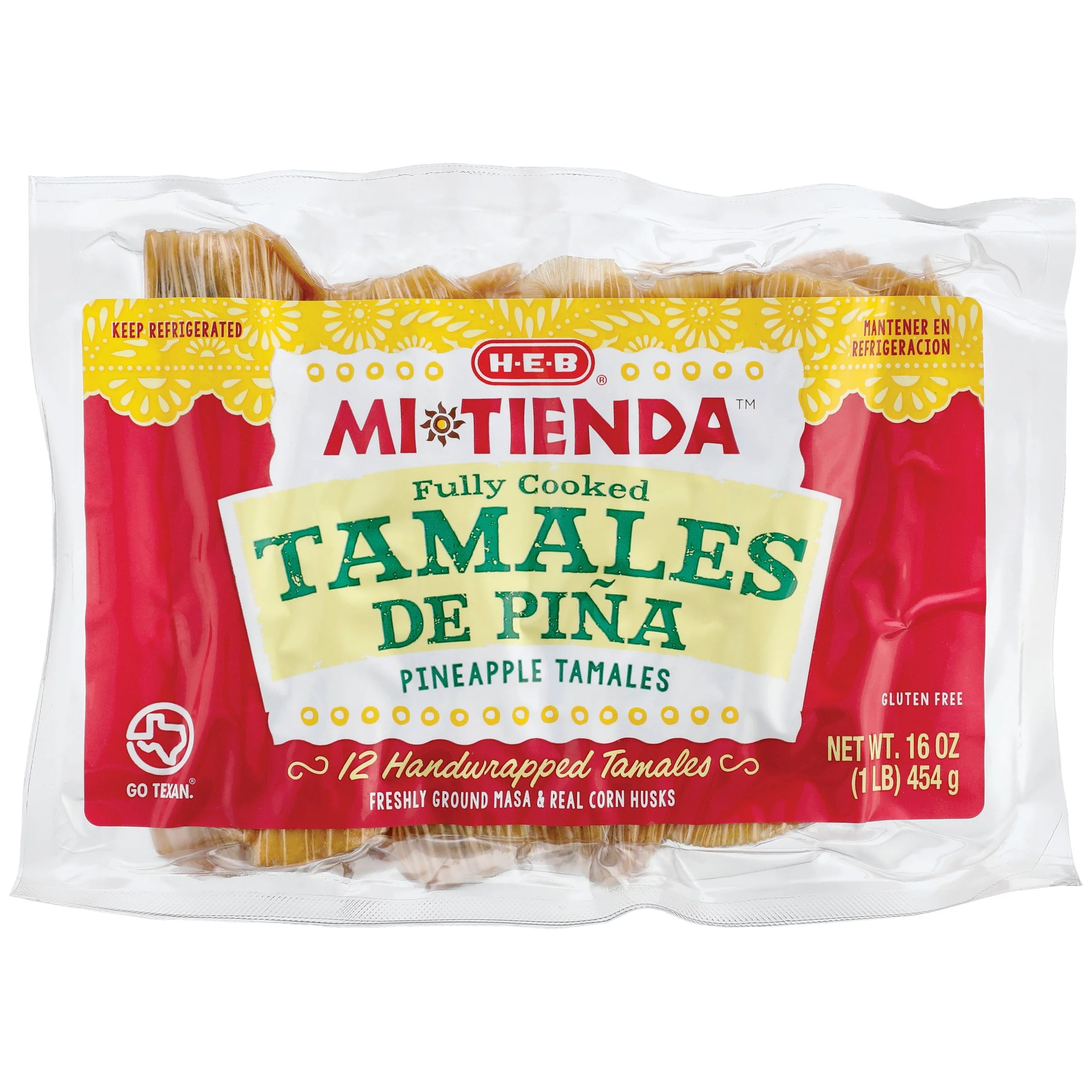 Mi Tienda Fully Cooked Pineapple Tamales Shop Appetizers at HEB