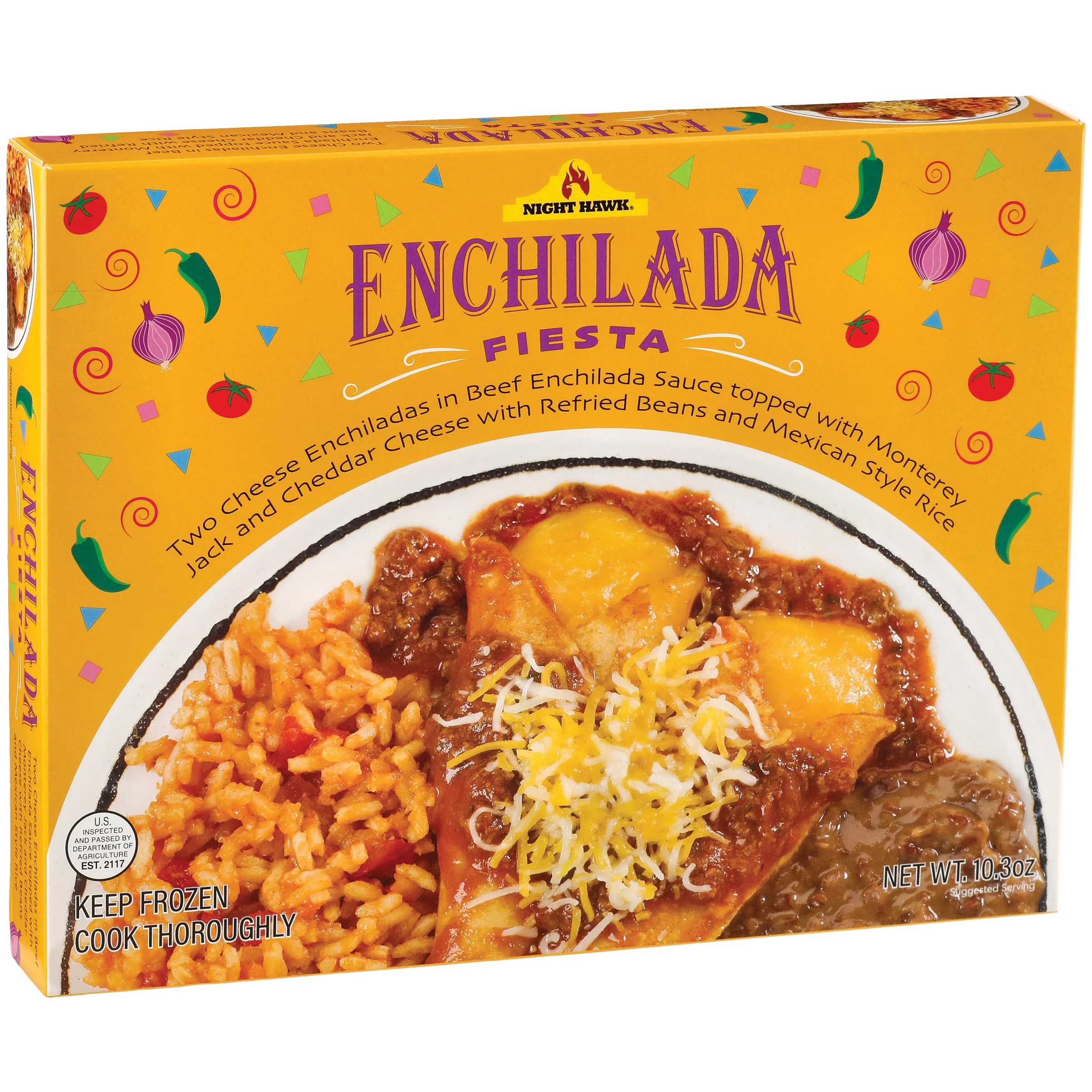 Night Hawk Enchilada Fiesta Cheese Enchiladas Shop Entrees & Sides at