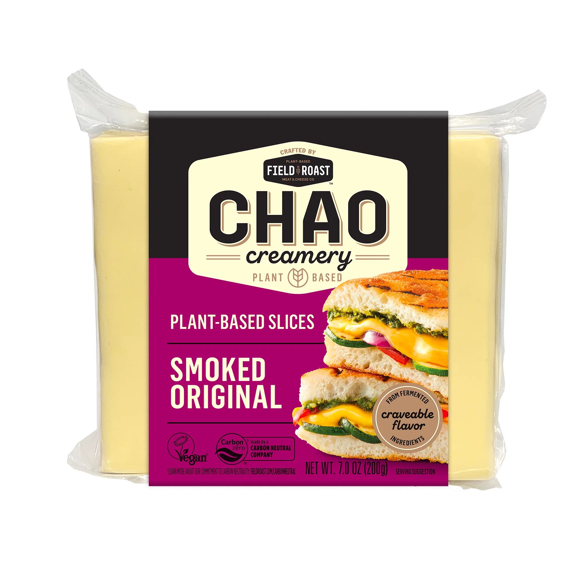Field Roast Smoked Original Chao Vegan Cheese Slices Shop Tofu & Meat