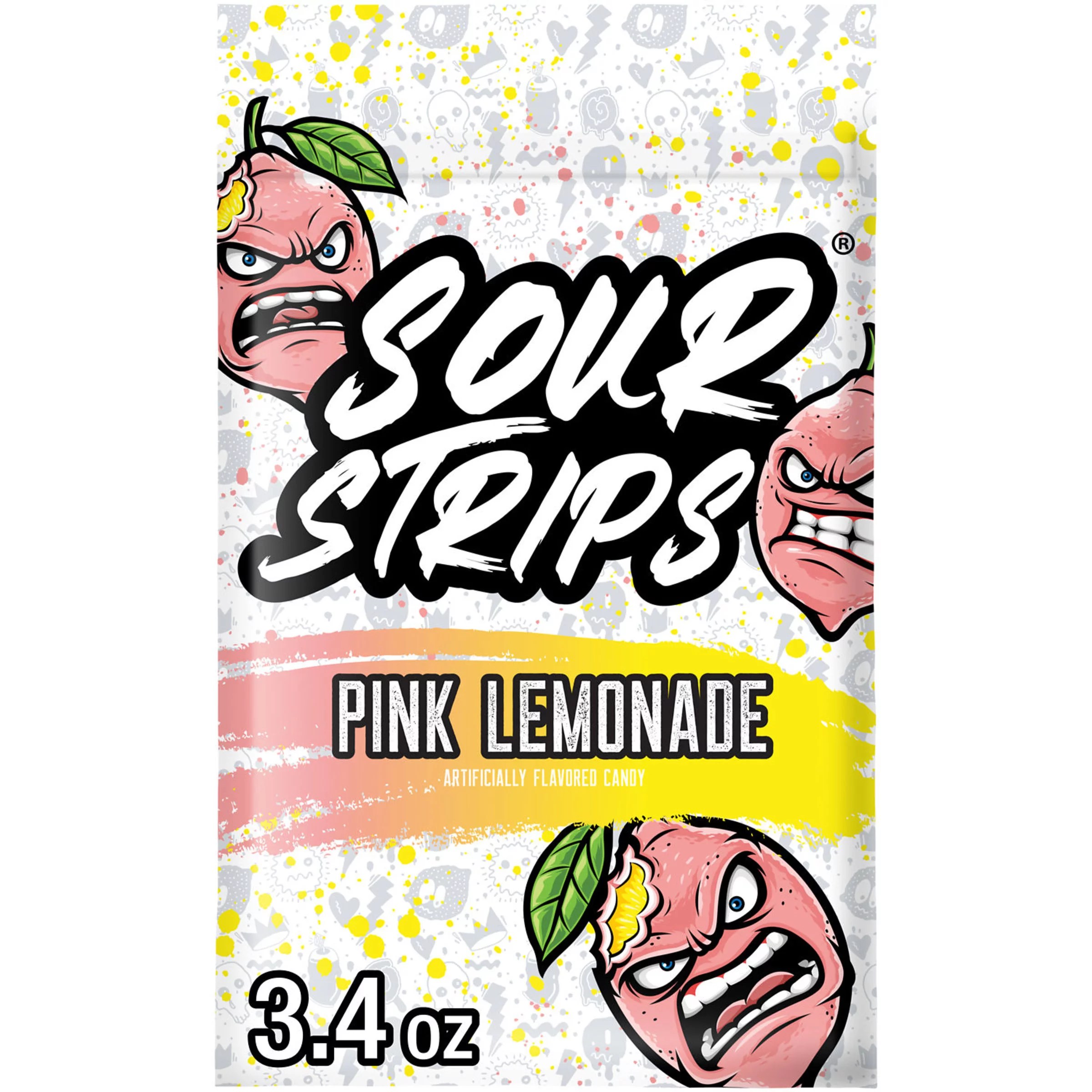 Sour Strips Pink Lemonade Shop Candy at HEB