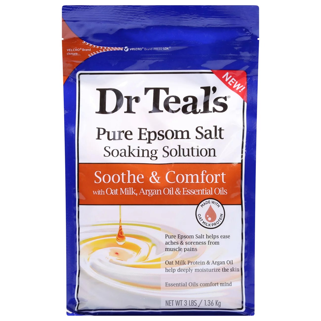 Dr Teal's Pure Epsom Salt Soothe & Comfort Shop Bubble bath & salts