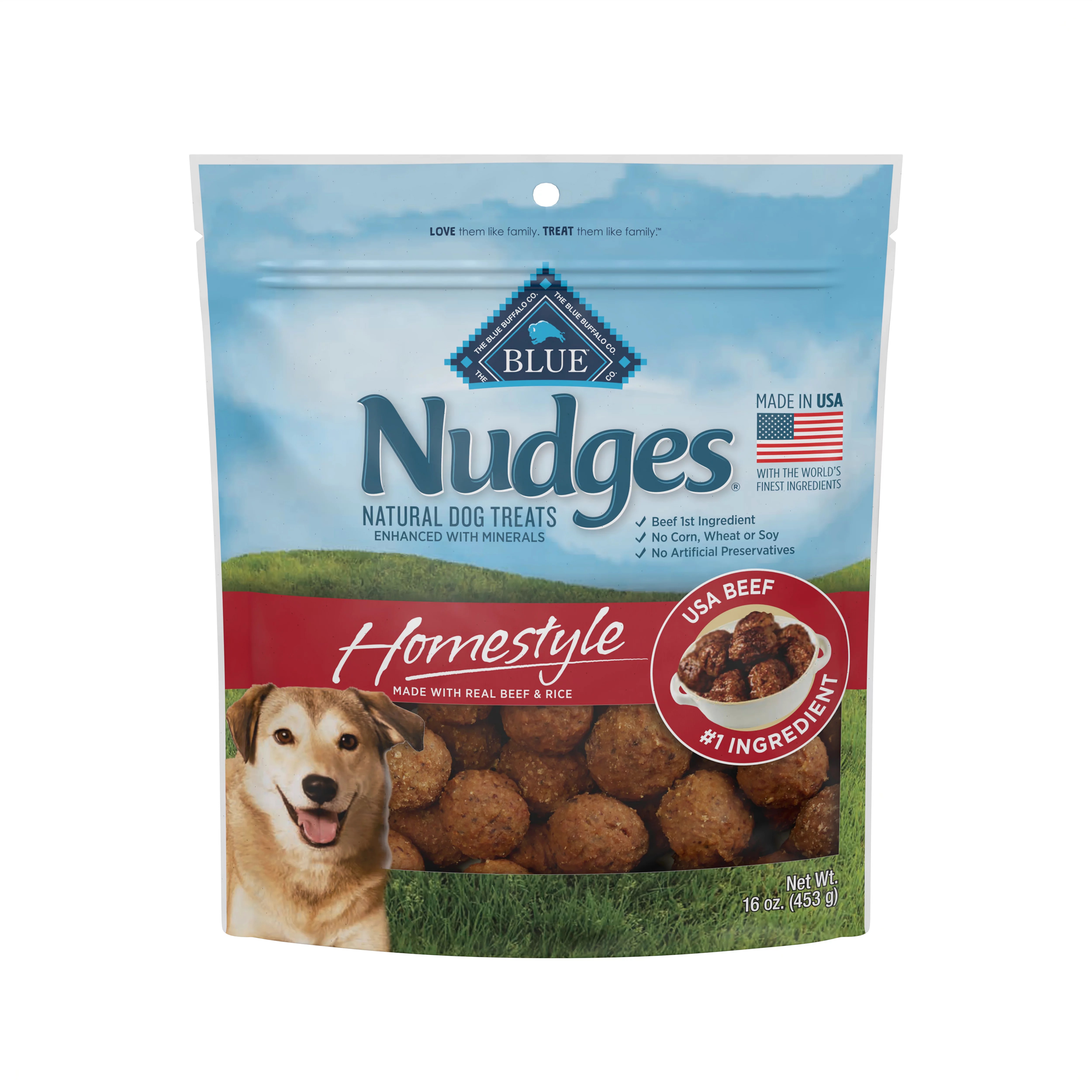 Nudges Homestyle Beef Meatballs Natural Dog Treats Shop Dogs at HEB