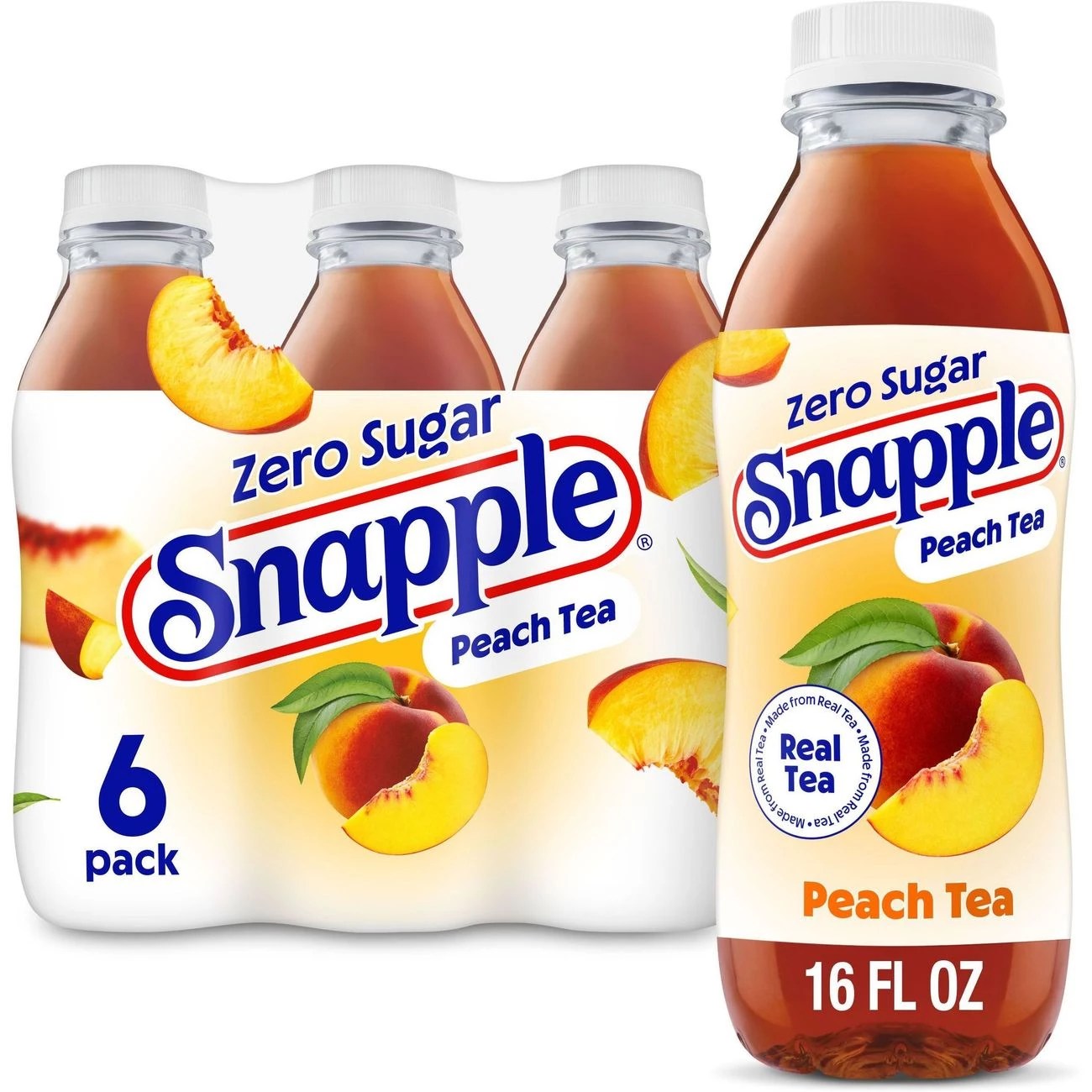 Snapple Diet Peach Tea 16 oz Bottles Shop Tea at HEB