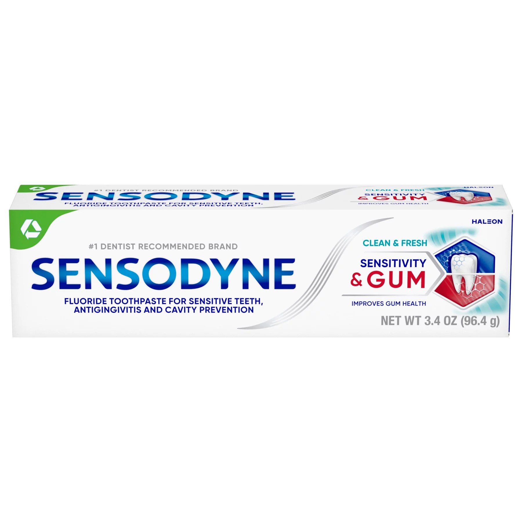Sensodyne Sensitivity and Gum Sensitive Toothpaste Clean and Fresh