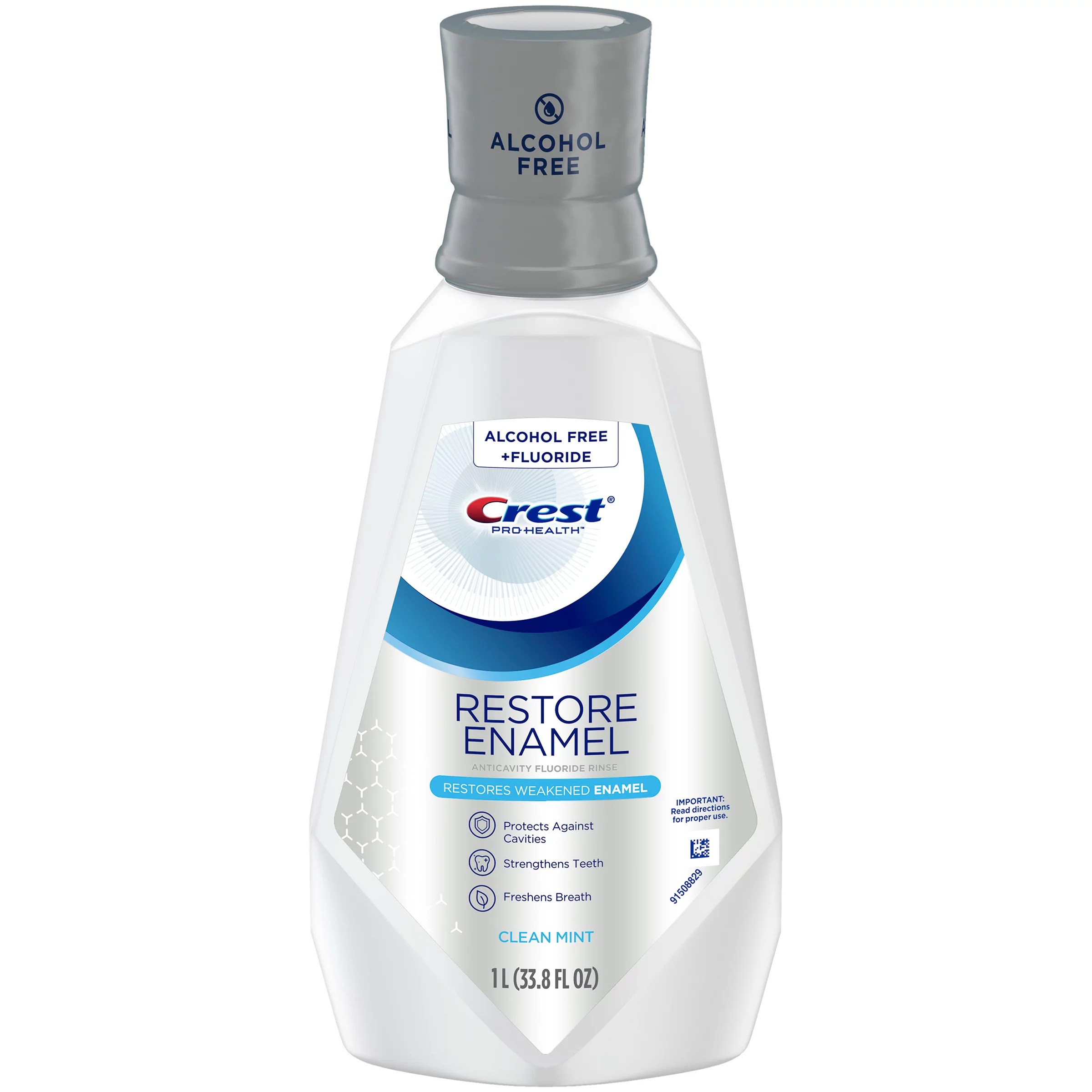 Crest ProHealth Restore Enamel Anticavity Fluoride Rinse Clean Mint