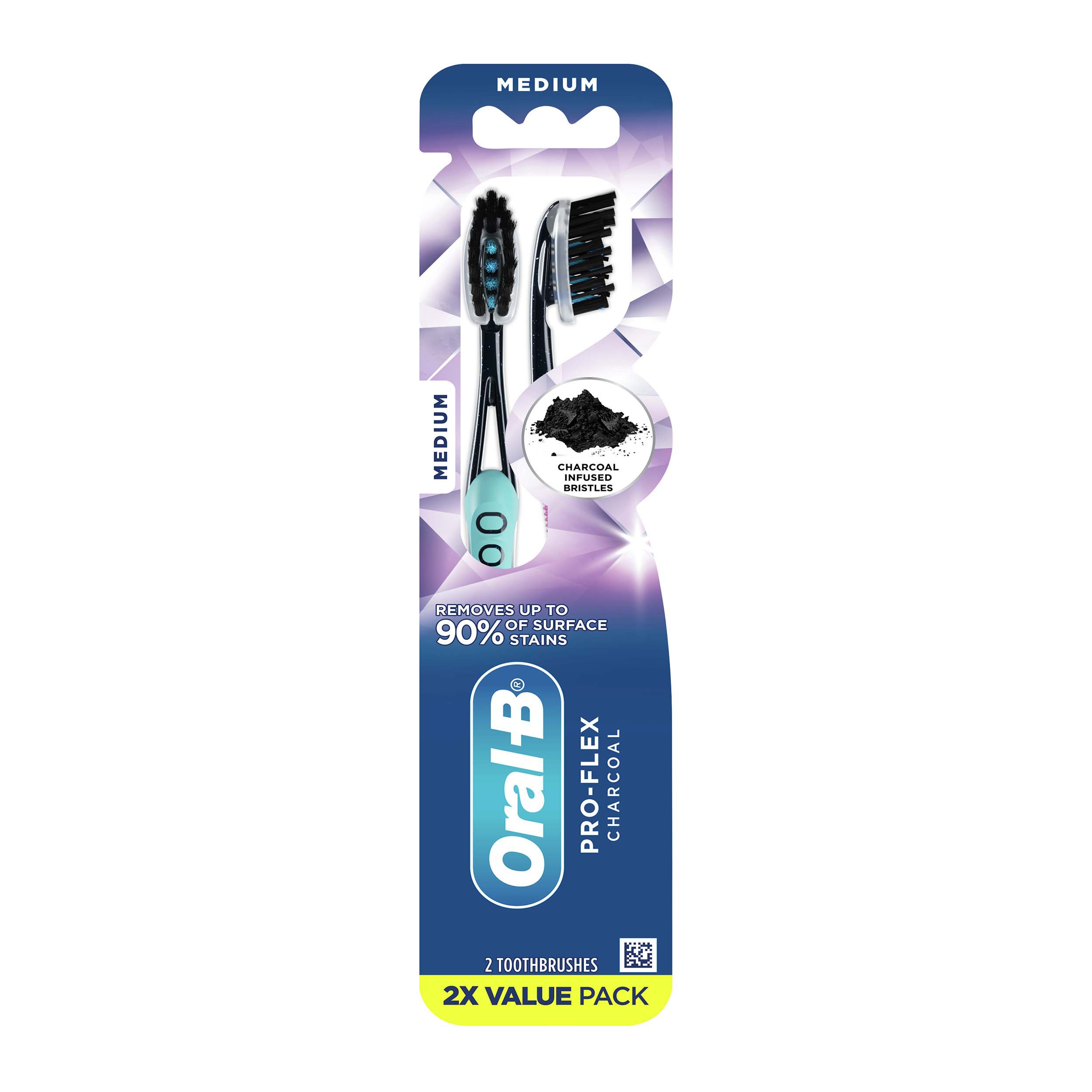 Oral B ProFlex Charcoal Toothbrush Medium Shop Oral Hygiene at HEB