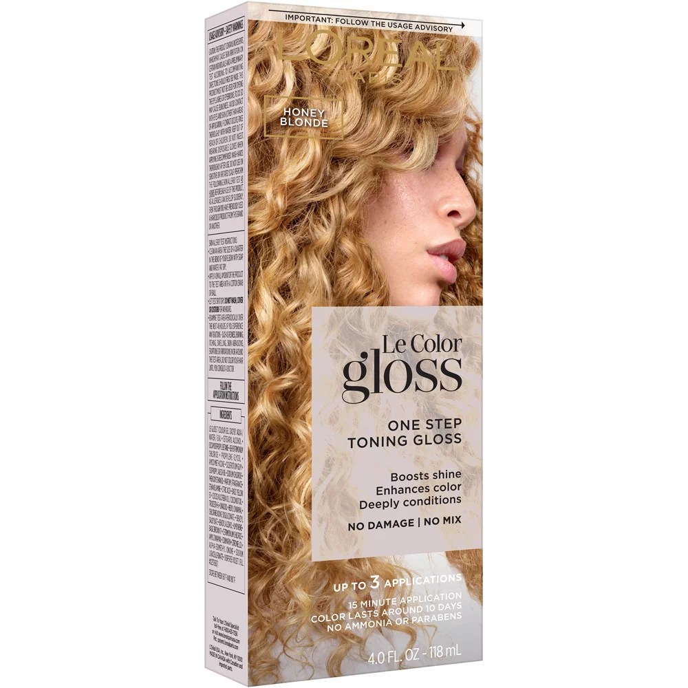 L'Oreal Paris Paris Le Color Gloss One Step Toning Gloss Honey Blonde