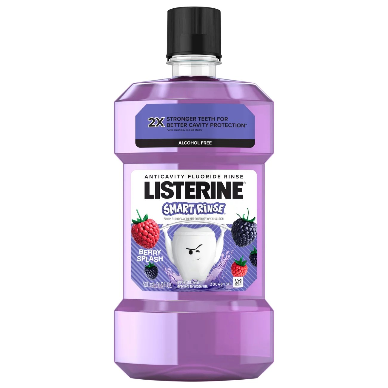 Listerine Smart Rinse Mouthwash Berry Splash Shop Oral Hygiene at HEB