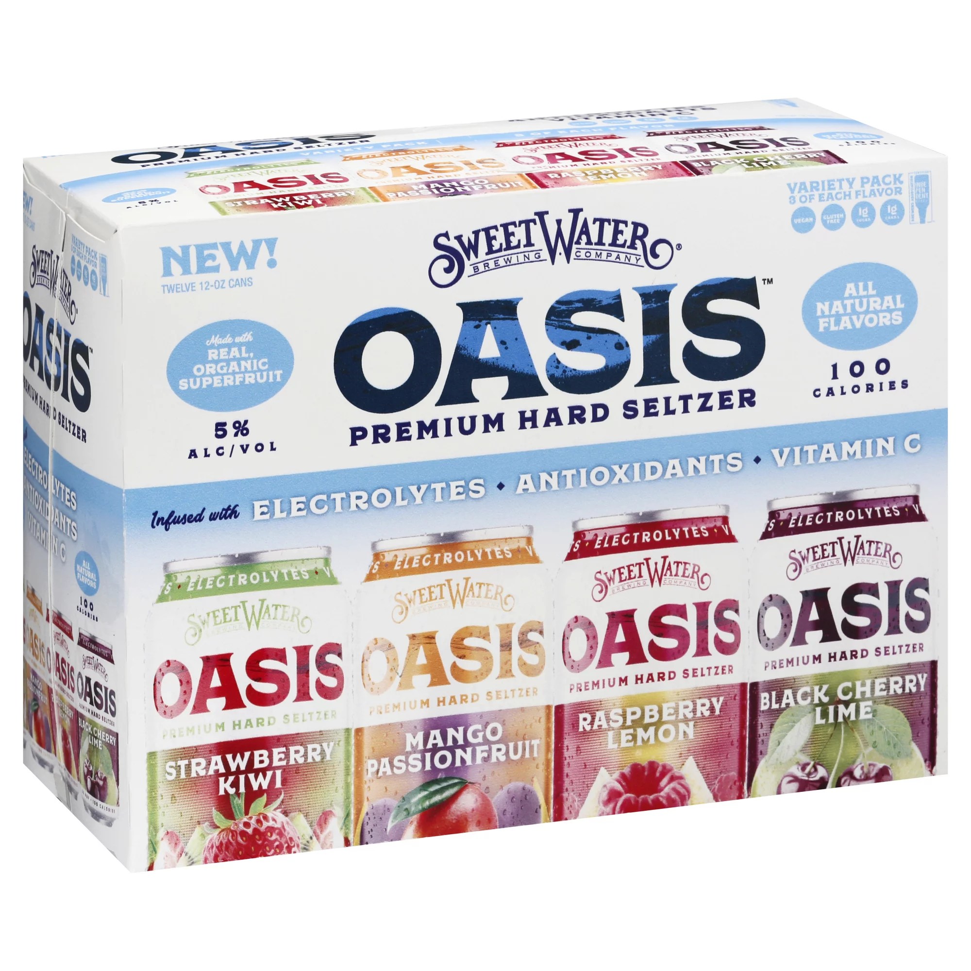 SweetWater Oasis Premium Hard Seltzer Mix 12 oz Cans Shop Beer & Wine
