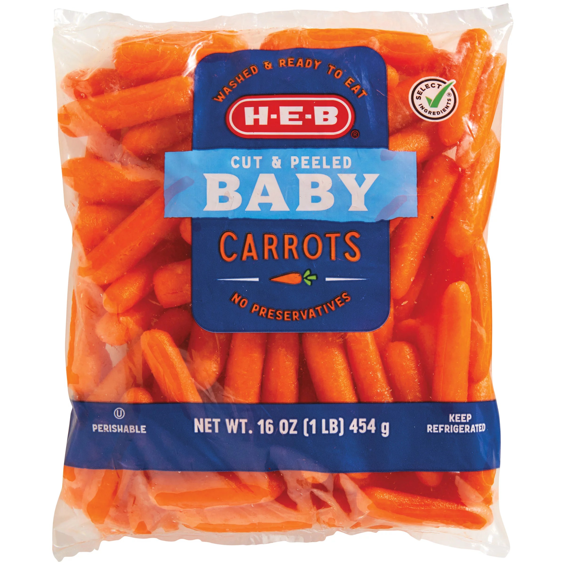 HEB Select Ingredients Mini Carrots Shop Potatoes & Carrots at HEB
