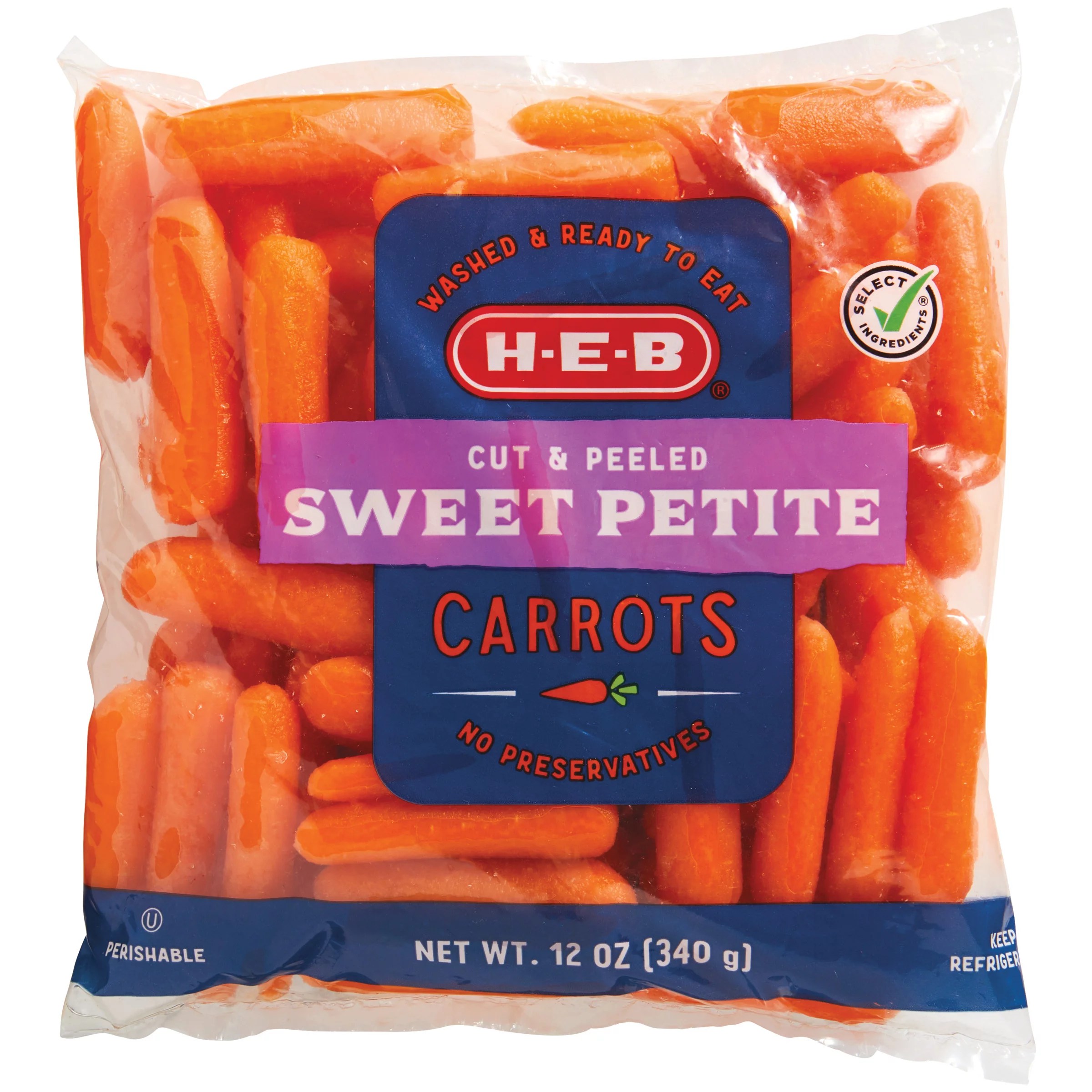 HEB Select Ingredients Petite Mini Carrots Shop Potatoes & Carrots