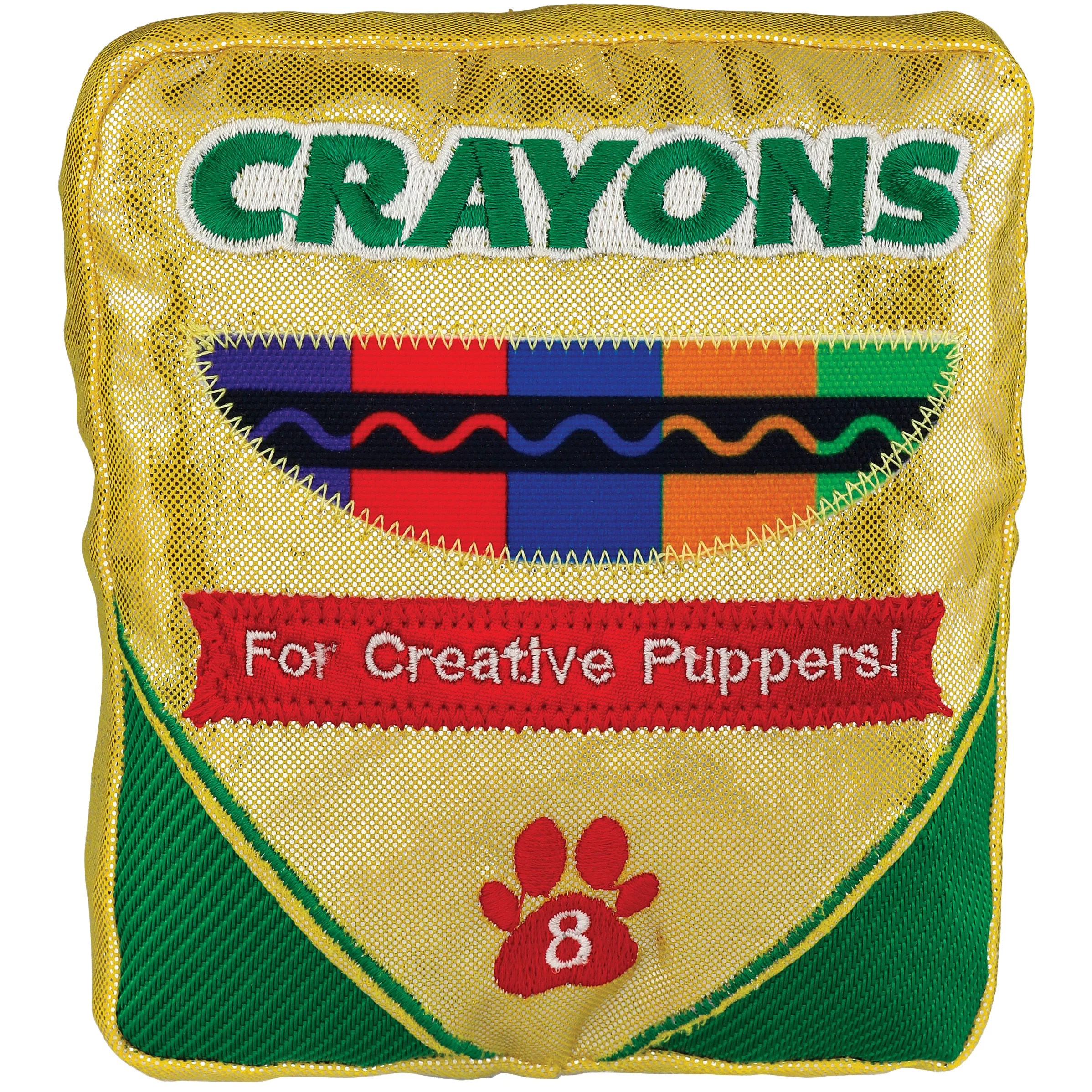 Woof and Whiskers Plush Dog Toy Crayon Box Shop Dogs at HEB