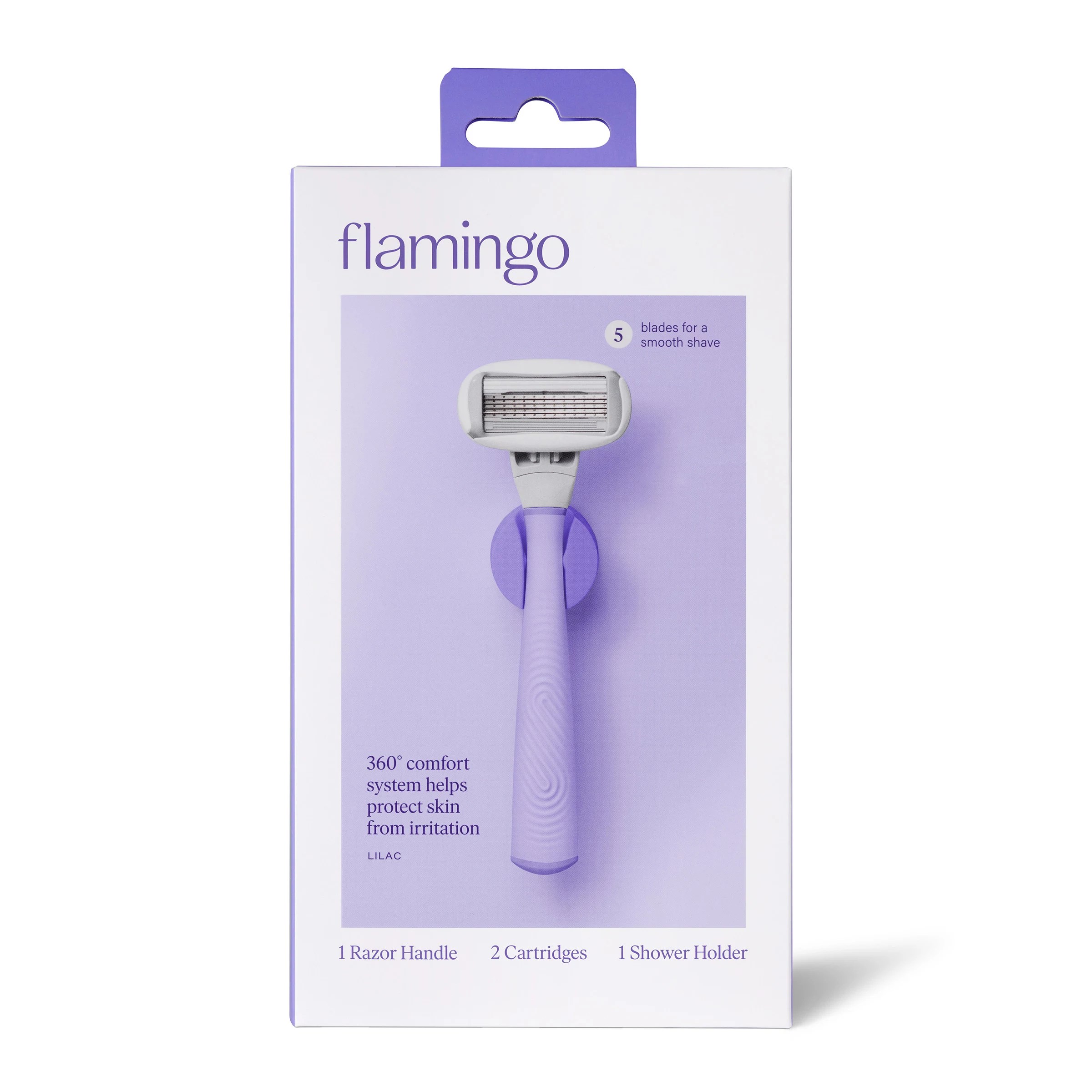 FLAMINGO Women’s Razor with 2 Razor Blades Taro Shop Bath & Skin Care