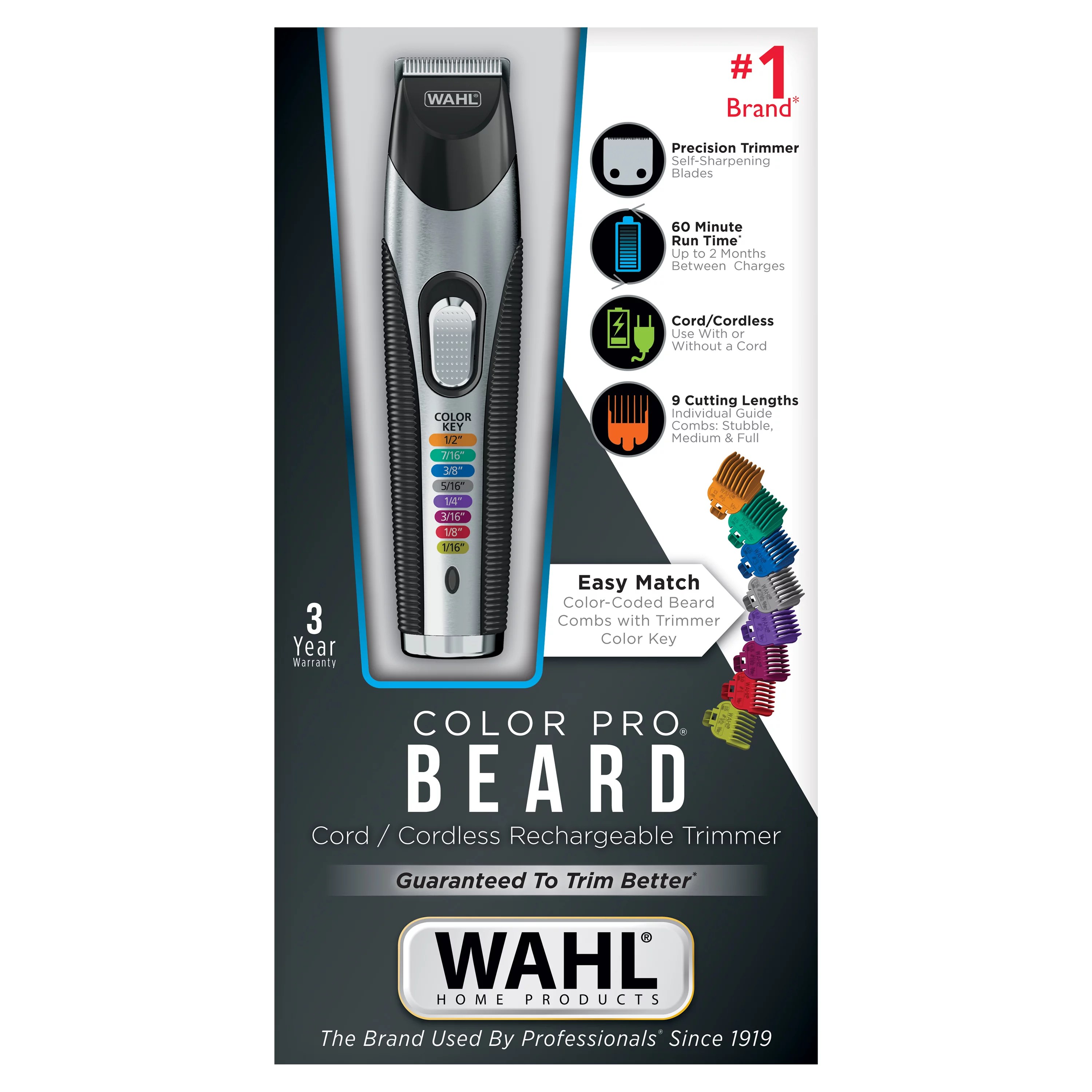 Wahl Color Pro Rechargeable Beard Trimmer Shop Electric shavers & trimmers at HEB